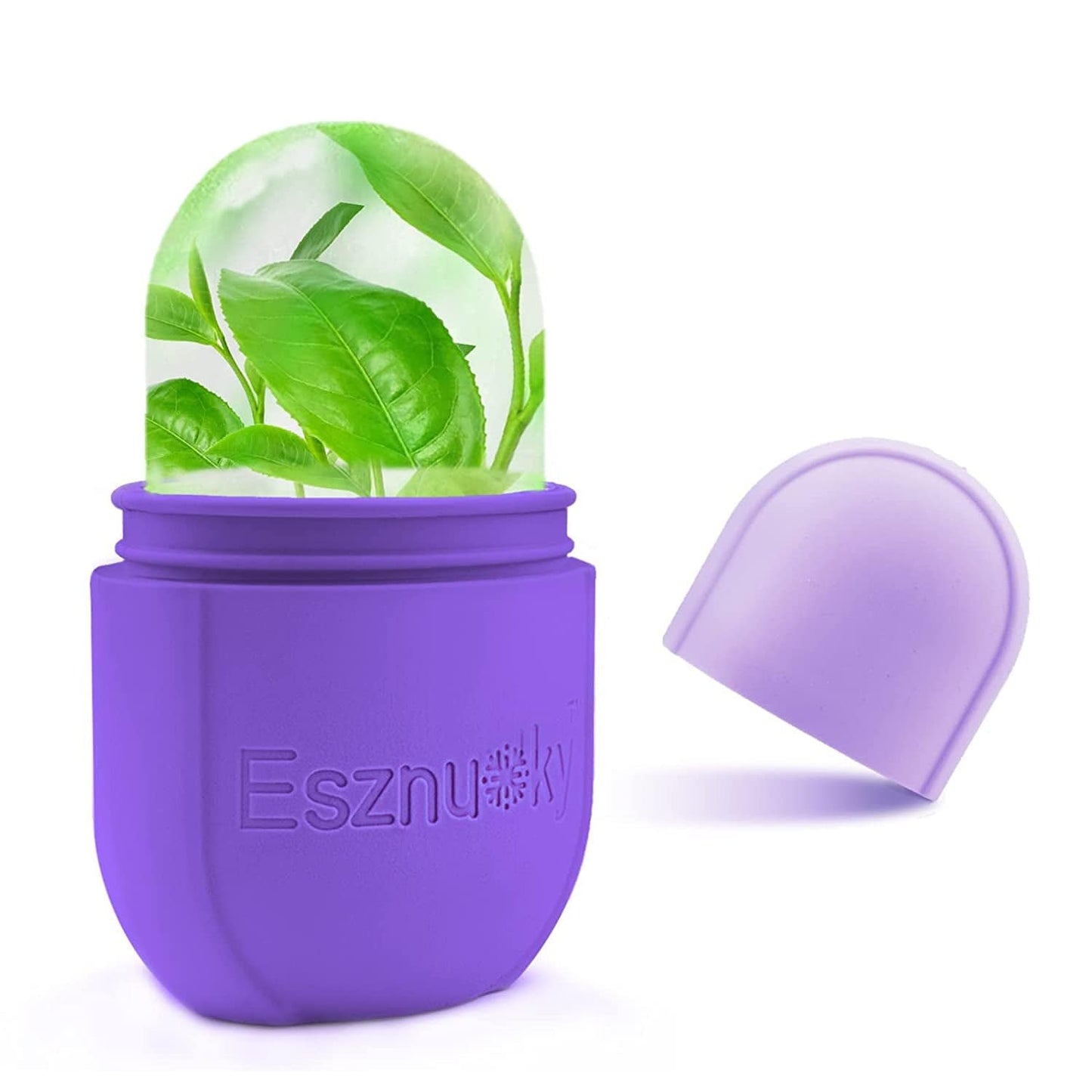 Ice Roller for Face Eye and Neck, Esznuoky Facial Beauty Ice Mold for Brighten Skin & Enhance Your Natural Glow, Cold Therapy Massage Tool for Shrink Pores, Reduce Acne (Pink) Health & Beauty > Personal Care > Cosmetics > Cosmetic Tools > Skin Care Tools Esznuoky Light & Deep Purple
