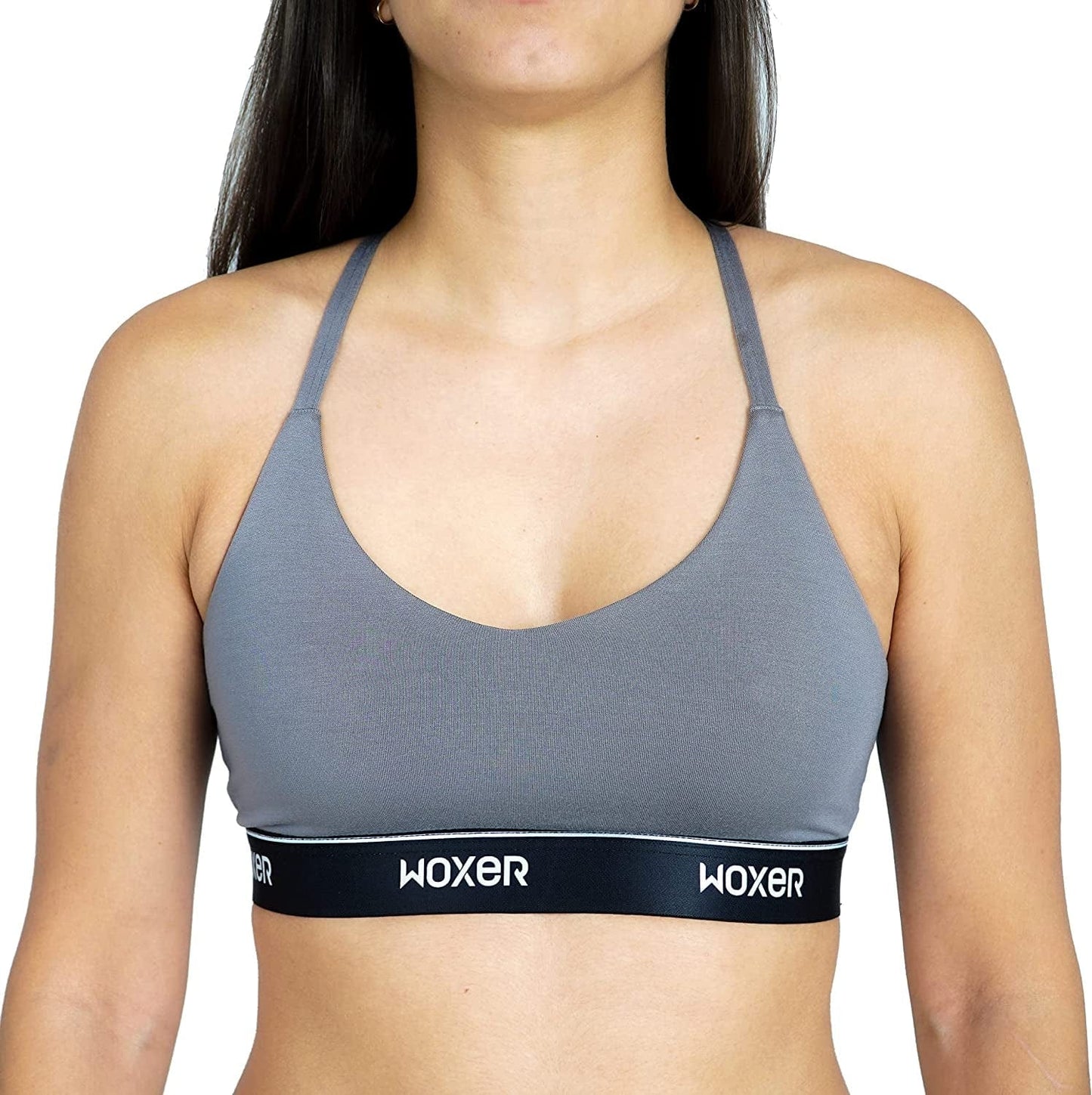 Icon Bralettes for Women - Wireless, Seamless, Comfortable Support Bra Grey / X-Large