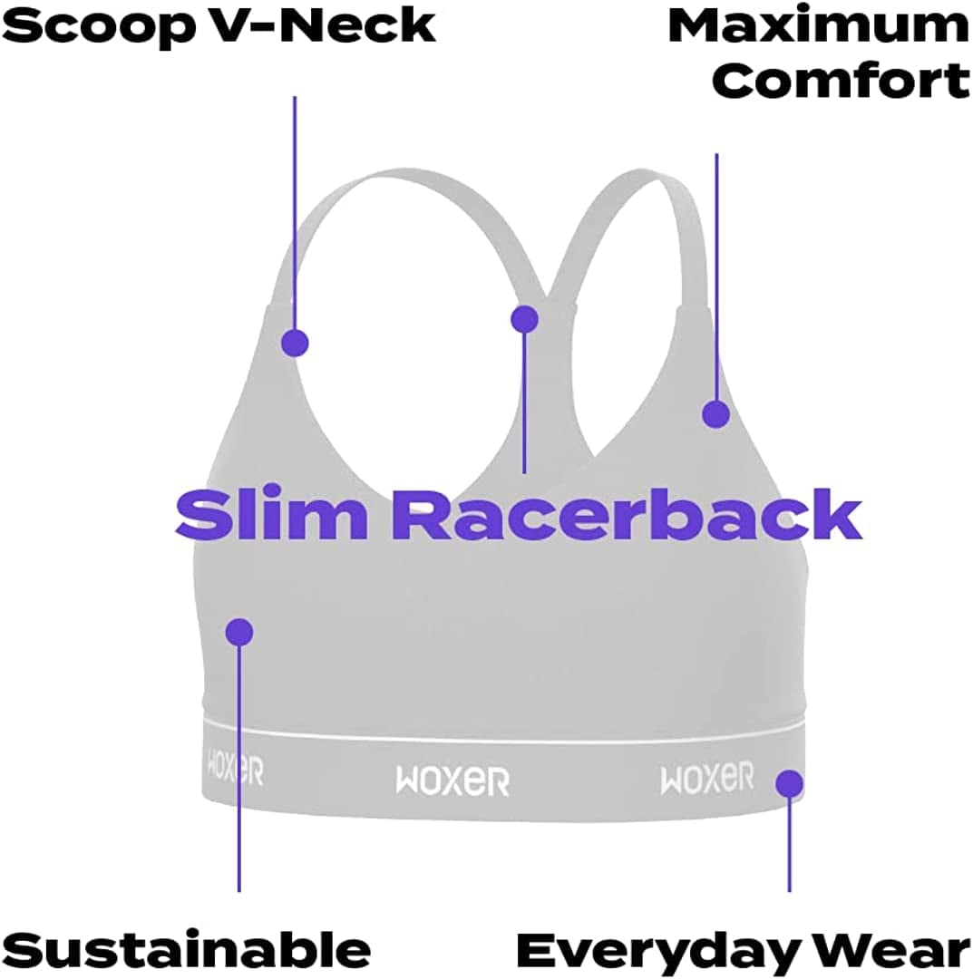 Icon Bralettes for Women - Wireless, Seamless, Comfortable Support Bra