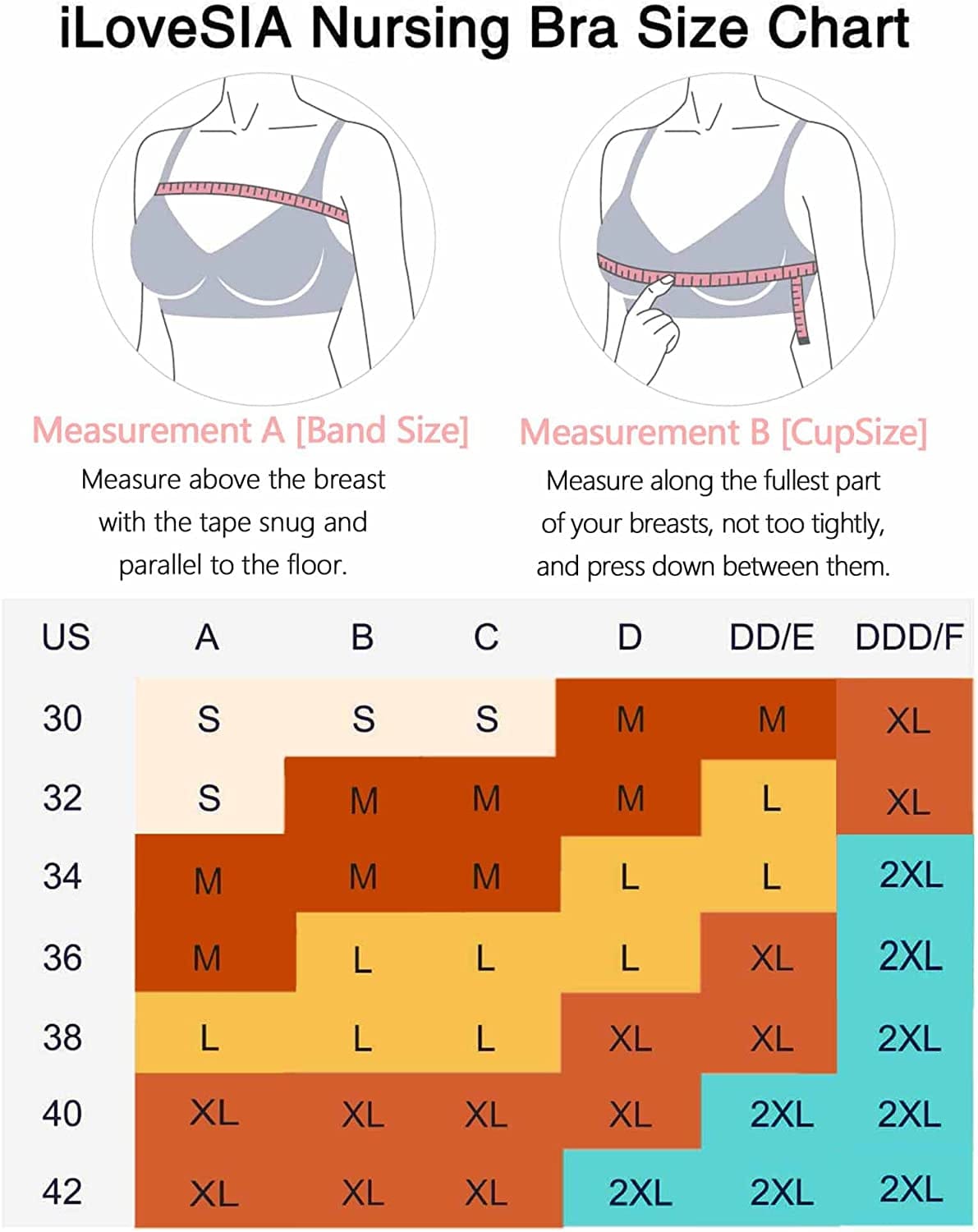 Ilovesia 3PACK Womens Full Bust Nursing Bra Seamless Maternity Bra