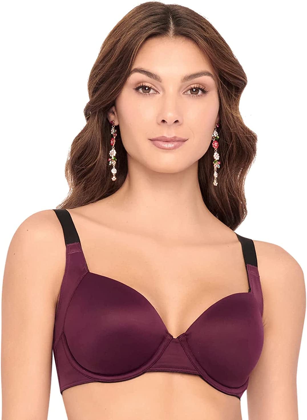Ilusion Full Coverage Bra 7352 Wine / 36