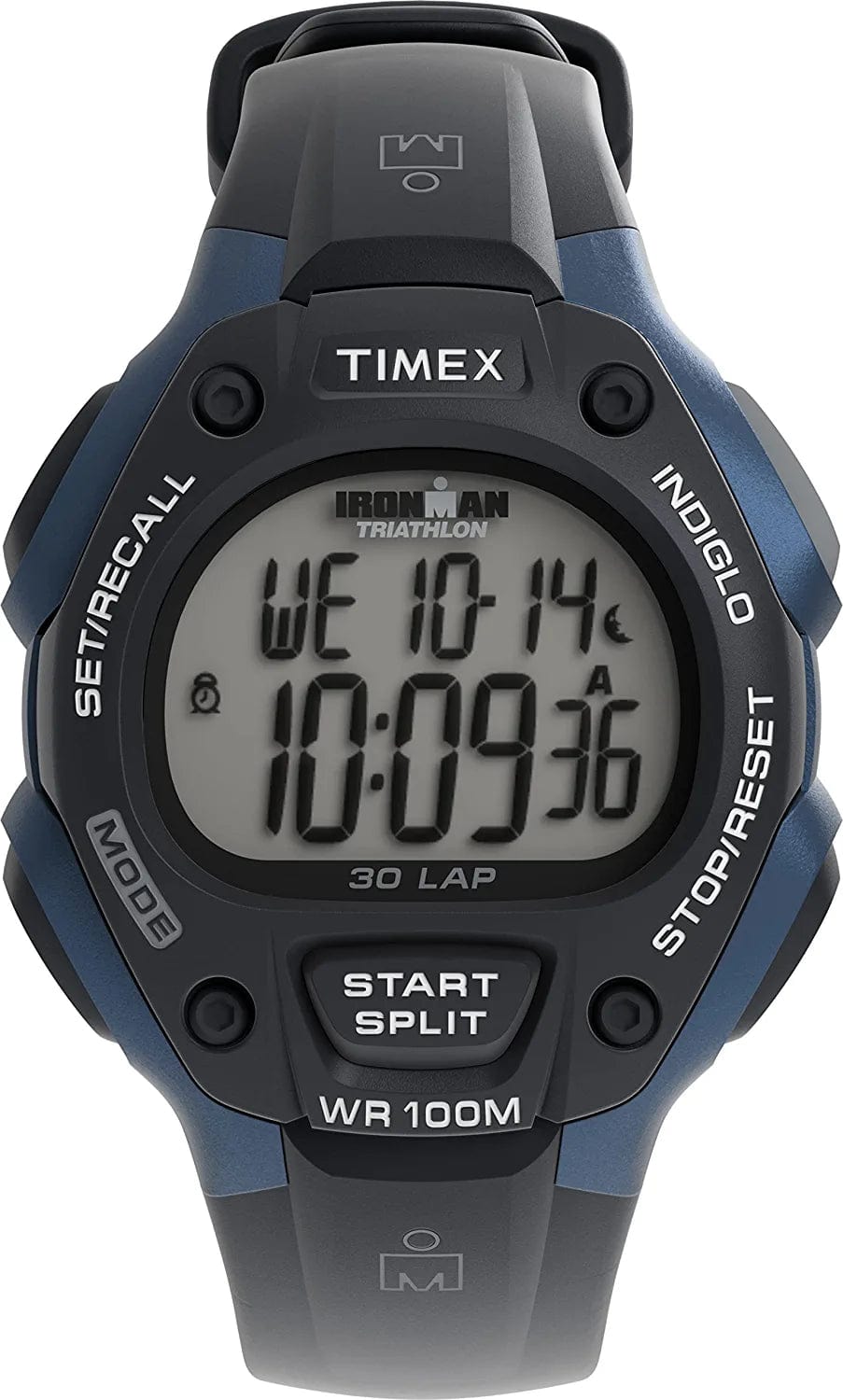 Ironman Classic 30 Full-Size 38Mm Watch Black/Dark Blue