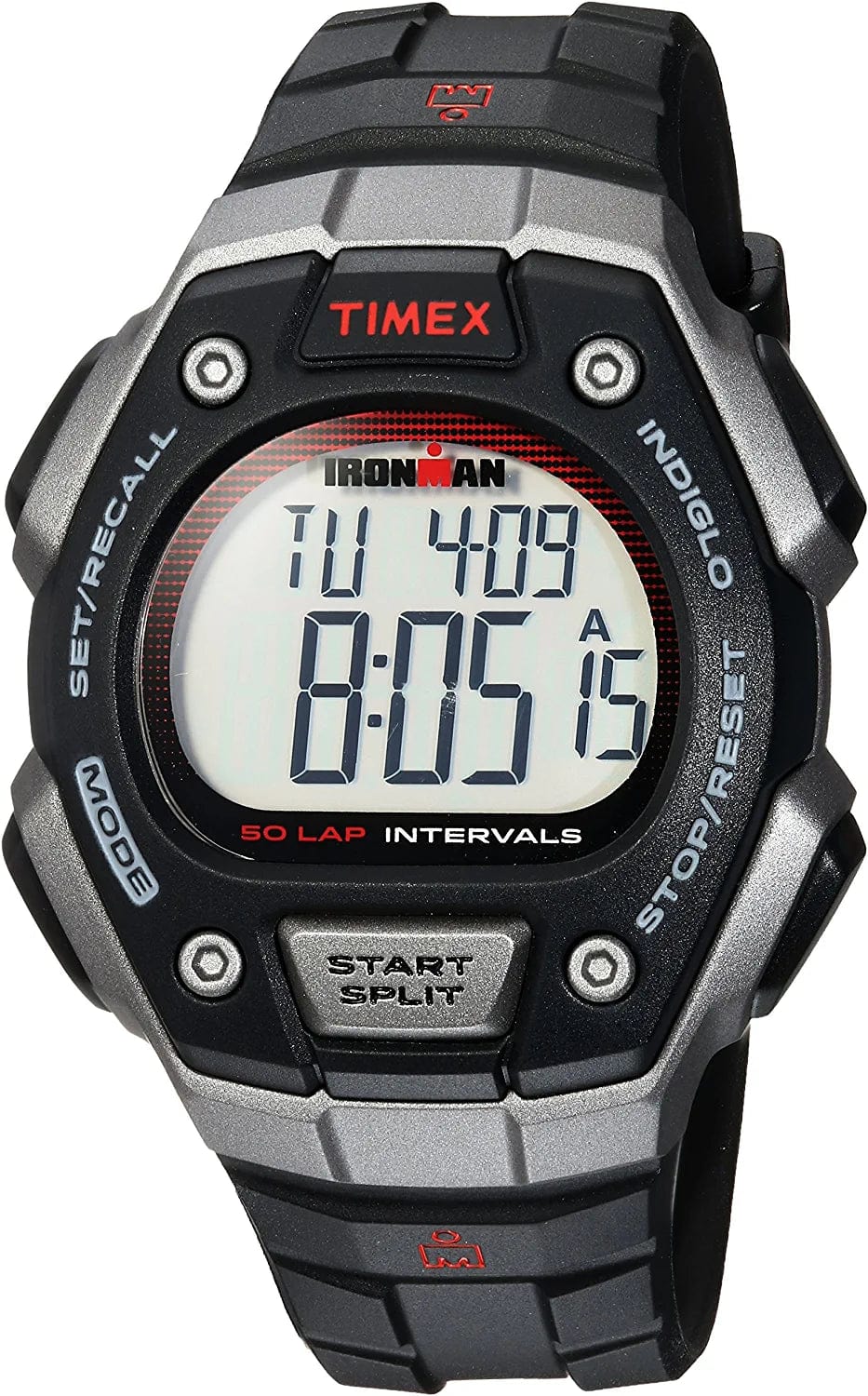 Ironman Classic 50 Full-Size Watch Black/Gray/Red