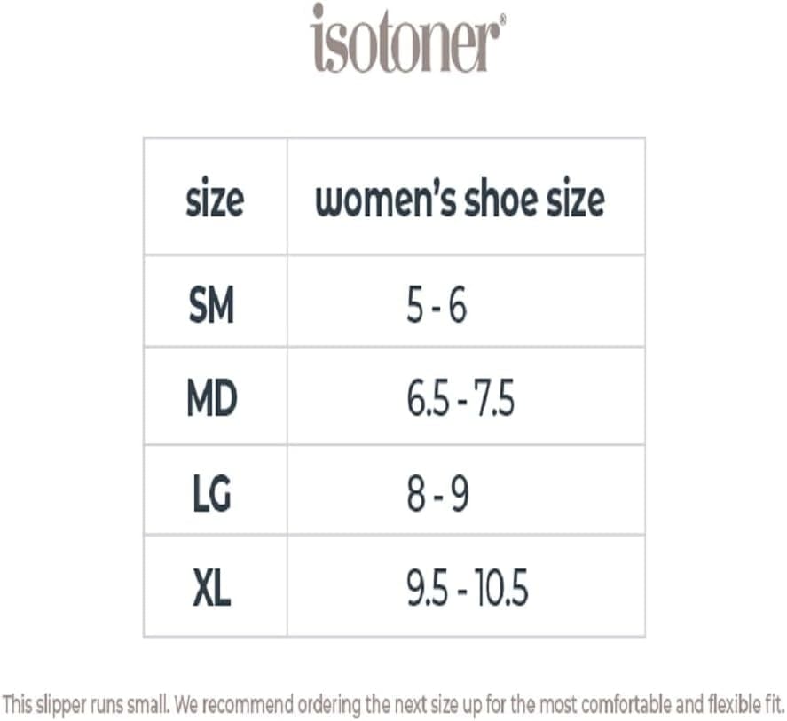 Isotoner Women’S Terry Clog Slippers: Arch Support, Anti-Slip Sole, Indoor/Outdoor, Plantar Fasciitis Relief, Fluffy Slippers, Comfortable Nursing Shoes, Non-Slip, Memory Foam