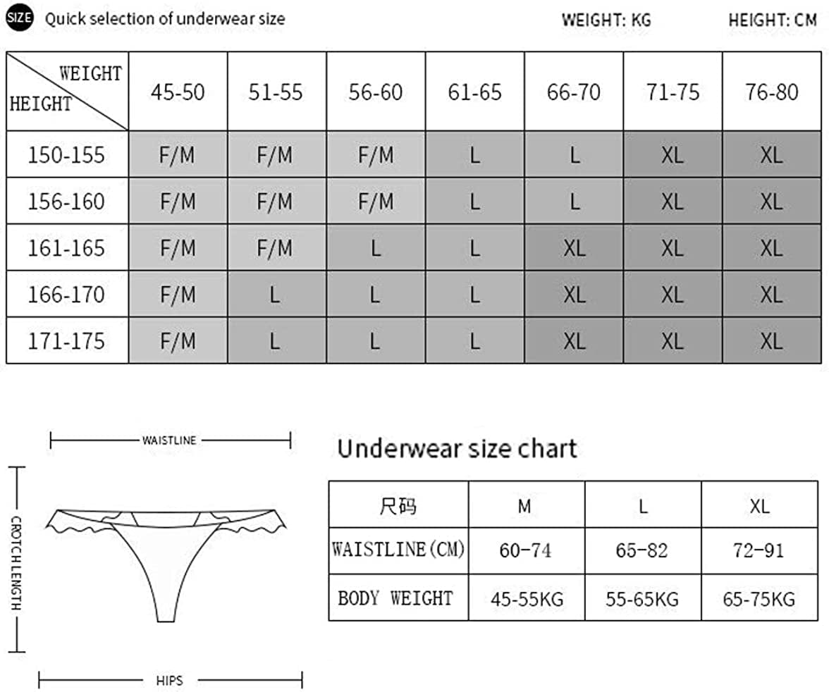 Jelove Women Sexy Panties Floral Lace Briefs Thongs Underwear