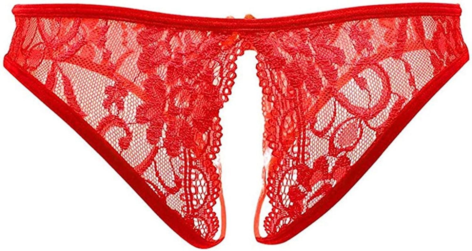 Jelove Women Sexy Panties Floral Lace Briefs Thongs Underwear