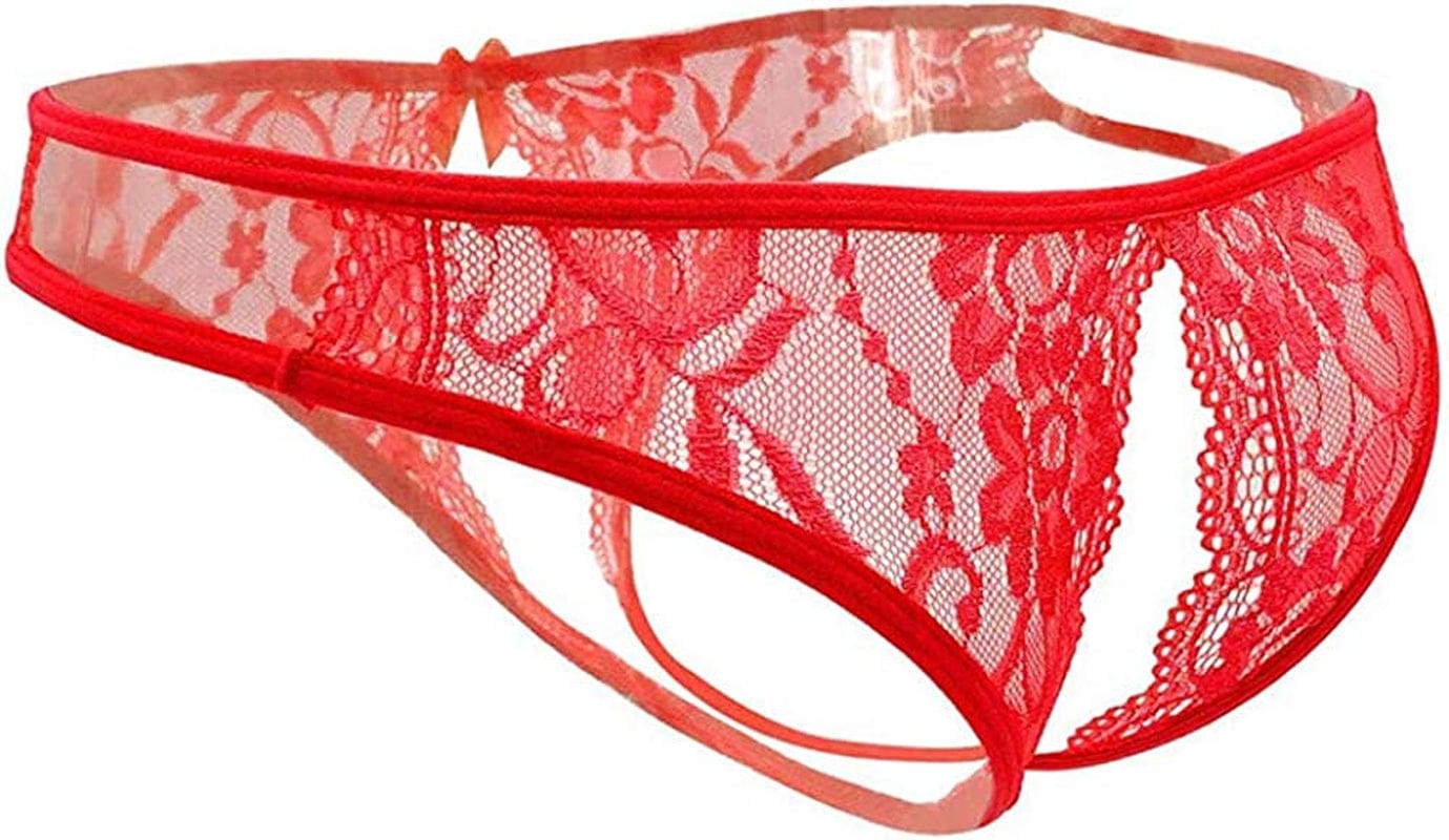 Jelove Women Sexy Panties Floral Lace Briefs Thongs Underwear