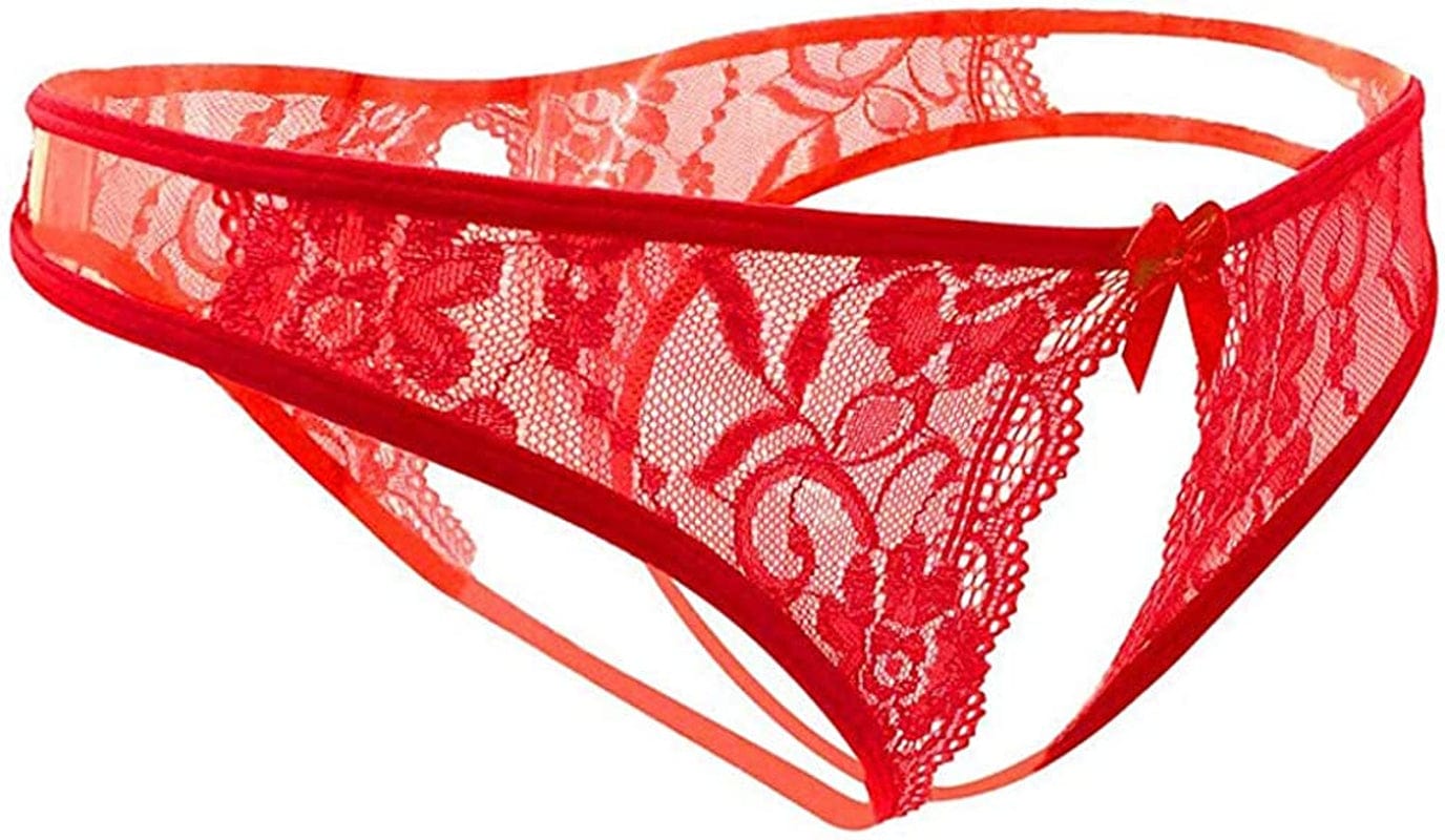 Jelove Women Sexy Panties Floral Lace Briefs Thongs Underwear