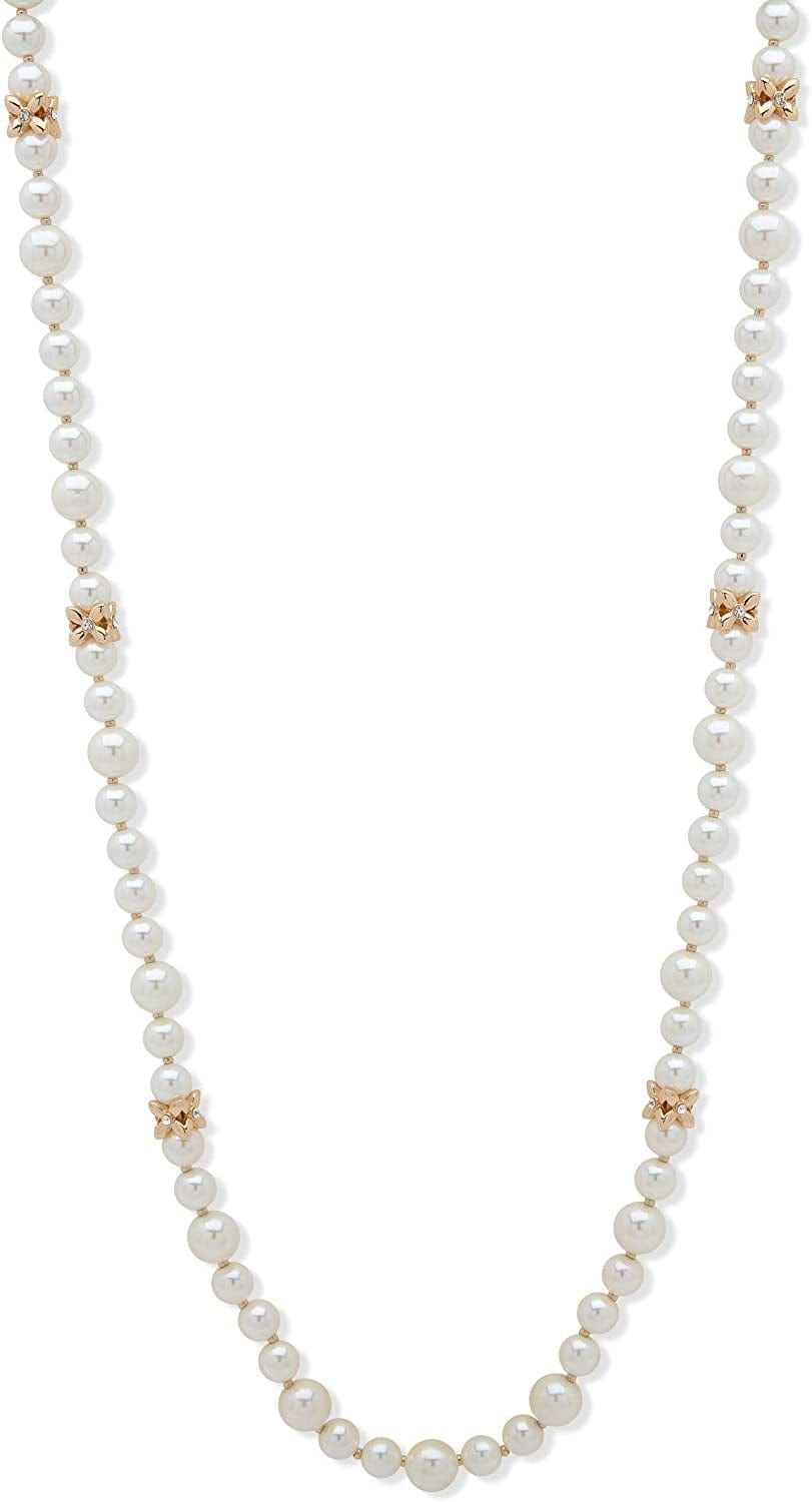 Jewellery Blanc / Blanc Pearl Stations Strand Necklace