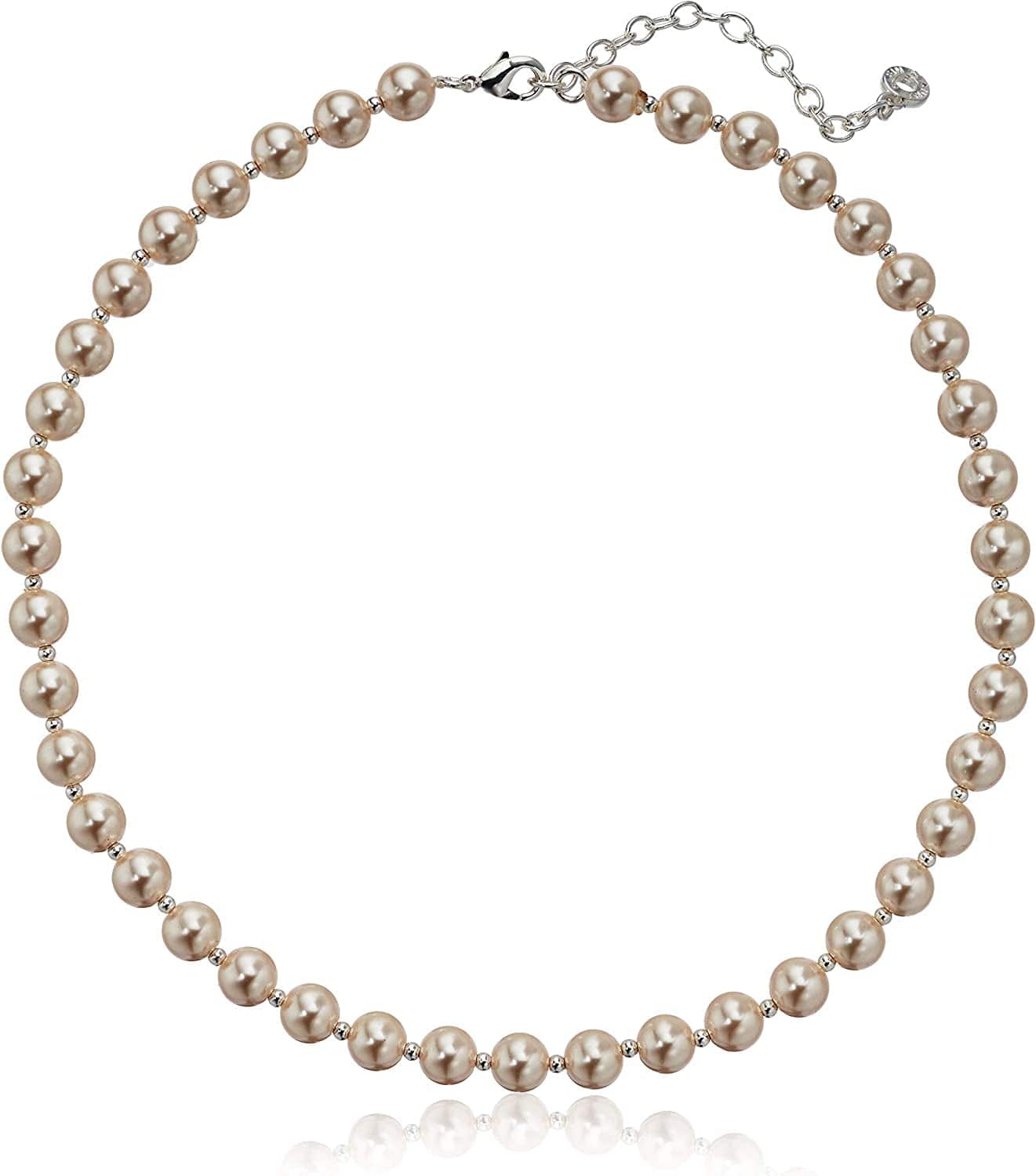 Jewellery PINK / Women's Pink Pearl Collar Necklace