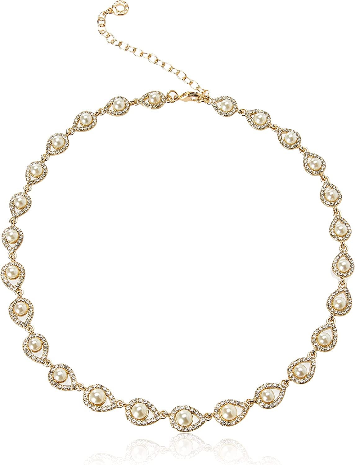 Jewellery Pearl / Women's Gold Tone Pearl Necklace