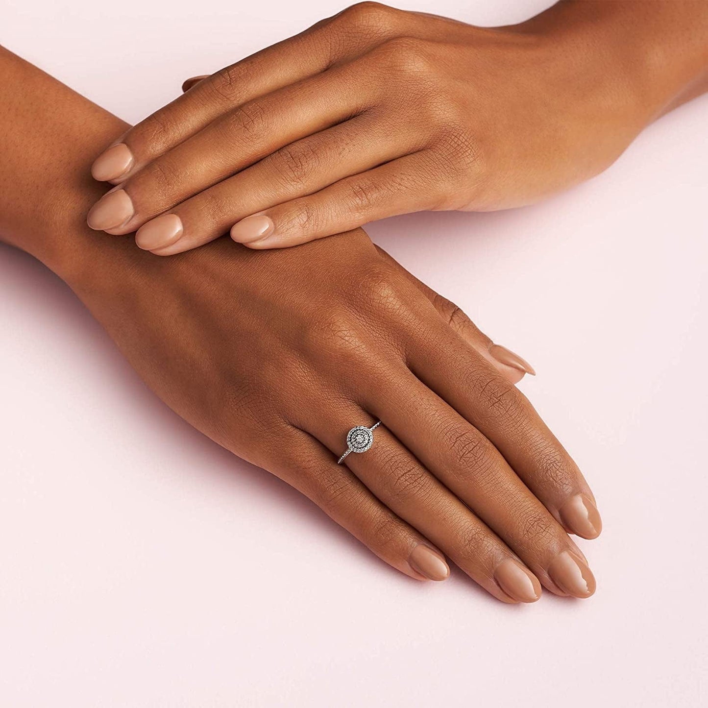 Jewelry Elegant Sparkle Cubic Zirconia Ring in Sterling Silver