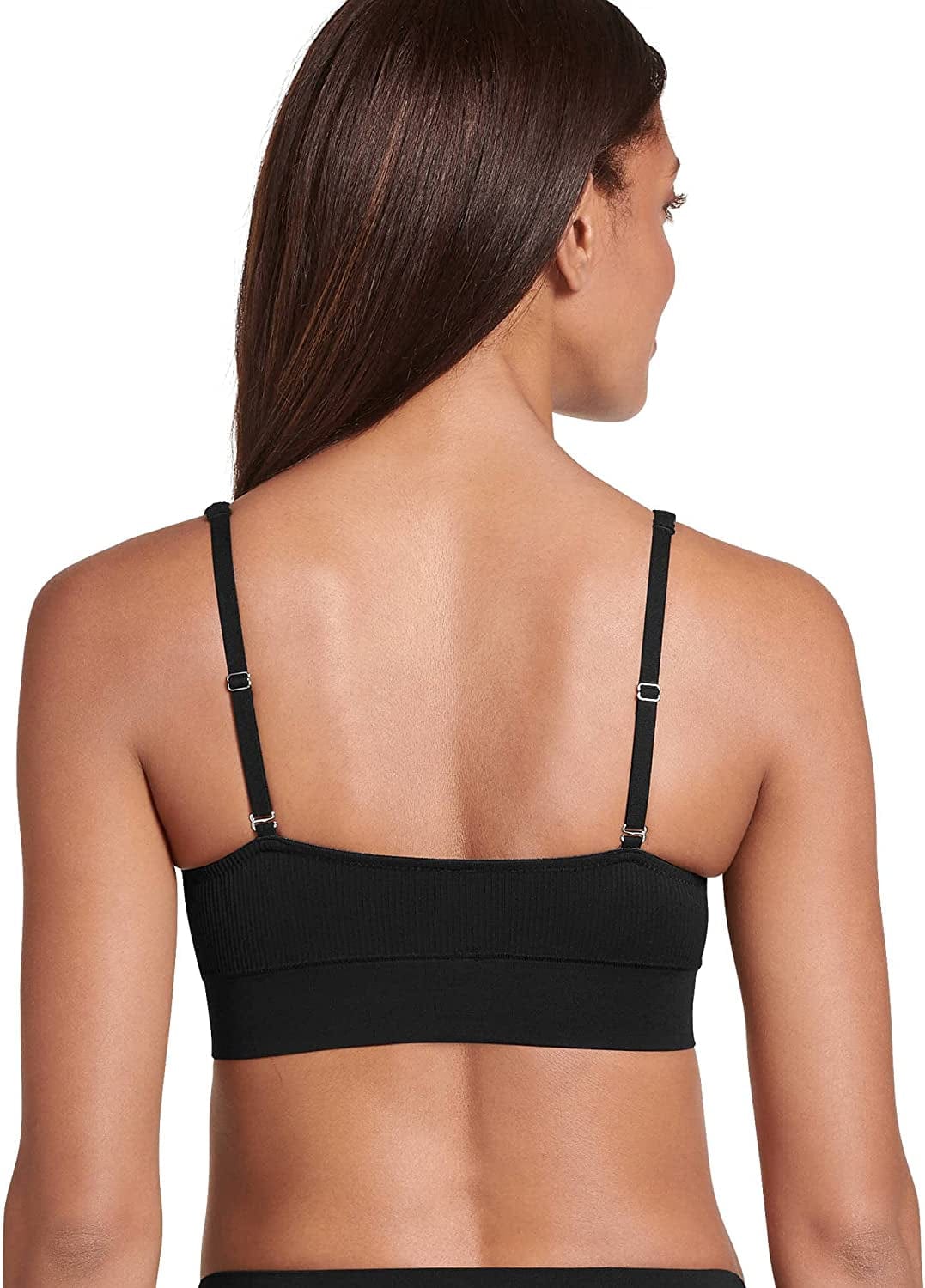 Jockey Women'S Bra Ecoseamfree Rib Molded Cup Plunge Bralette
