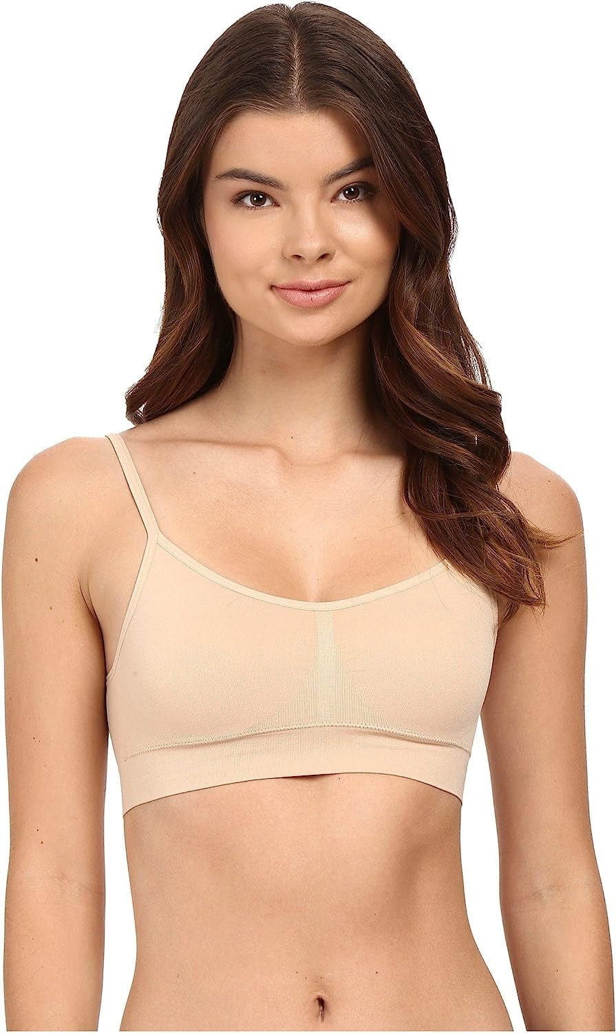 Jockey Women'S Bra Modern Micro Seamfree Cami Strap Bralette Light / Large