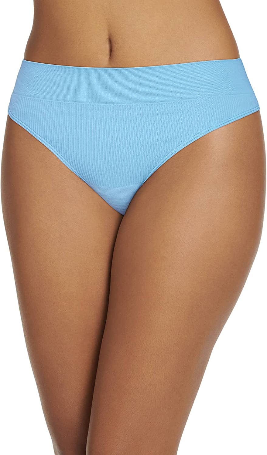 Jockey Women'S Underwear Ecoseamfree Rib Thong Fresh Air / 3X