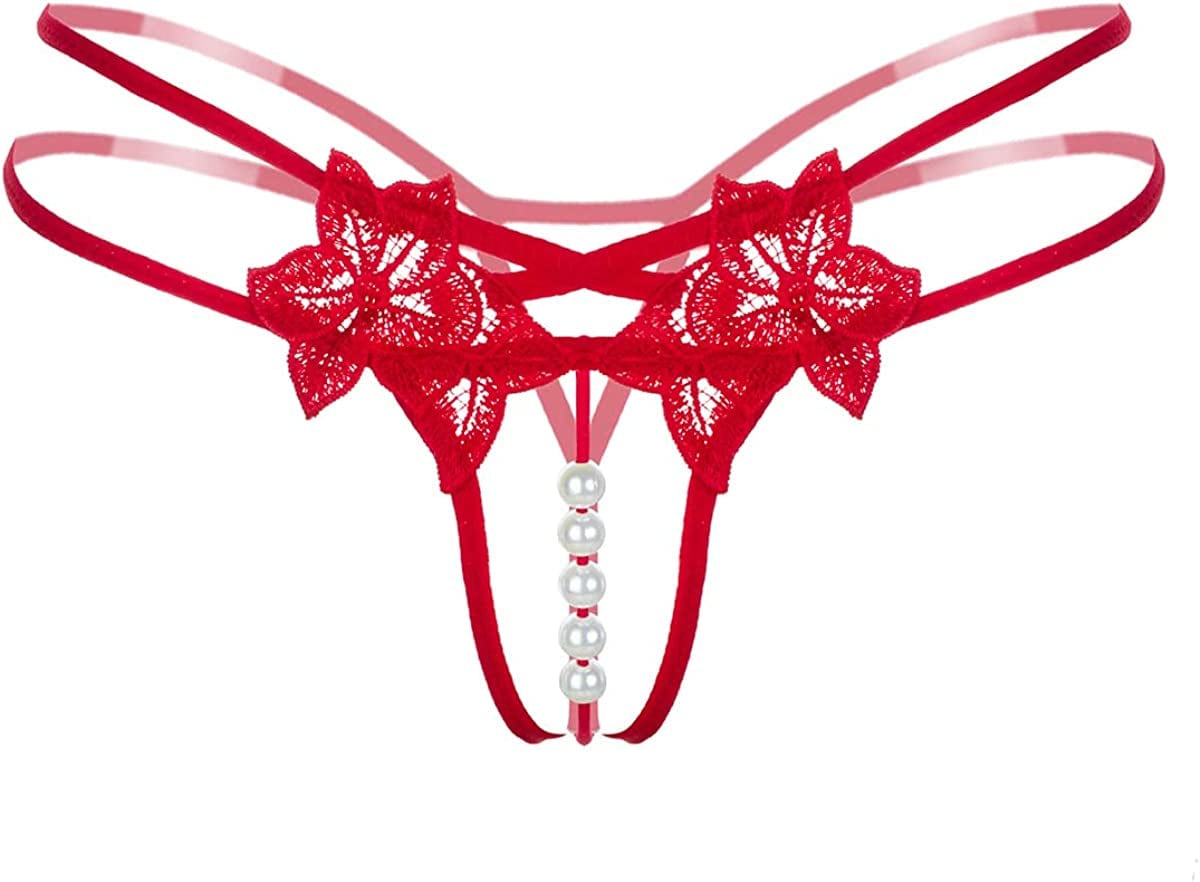 Justgoo Womens Sexy G-String Thongs V String Panties Underwear Low Rise Briefs