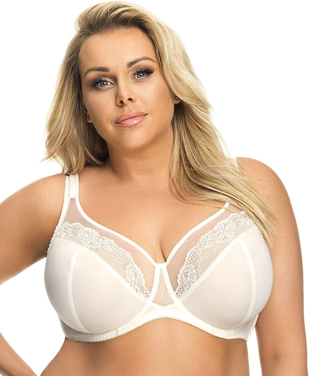 K441 Women'S Luisse Skin Non-Padded Underwired Soft Bra Cream / 42I
