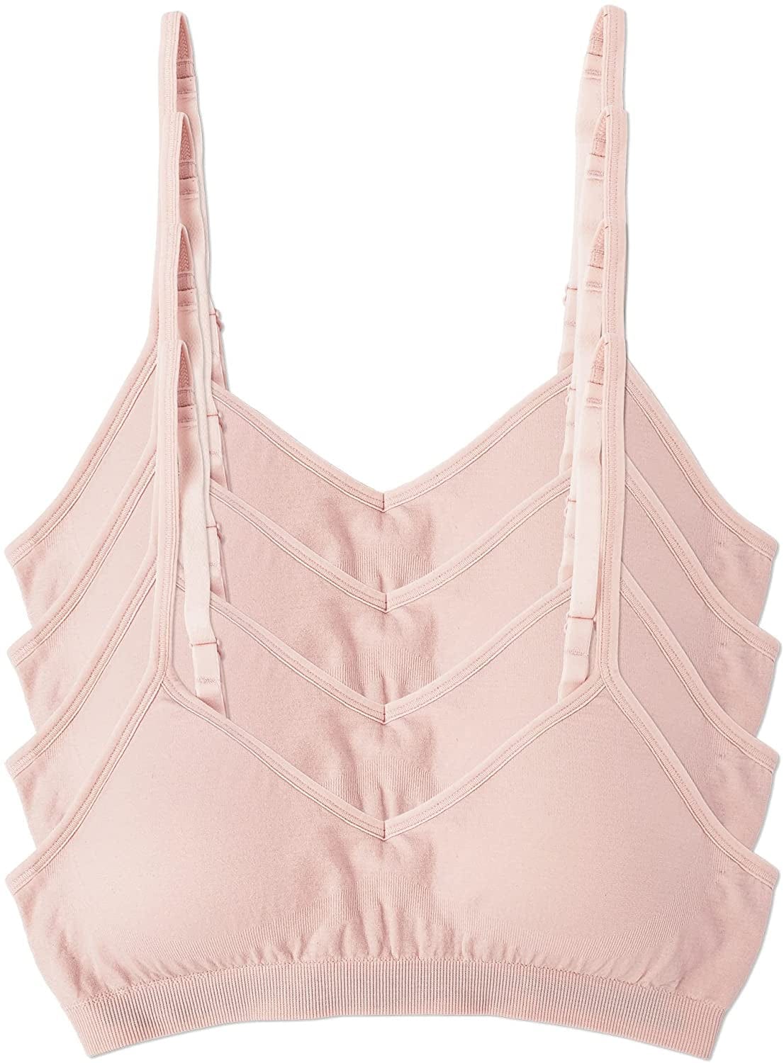 Kalon Women’S 4 Pack Demi Padded Bralette Wireless Comfortable Bra