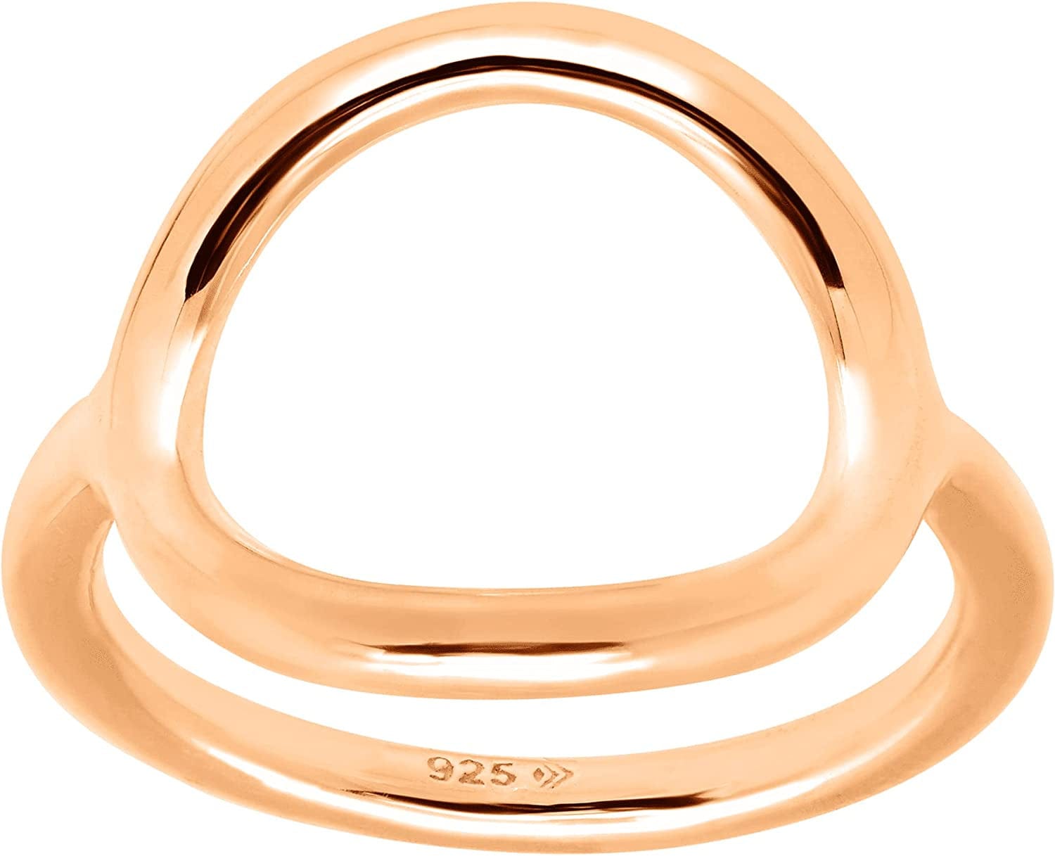 'Karma' Ring in Sterling Silver rose / 9