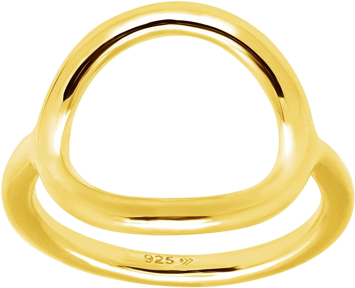 'Karma' Ring in Sterling Silver yellow / 10