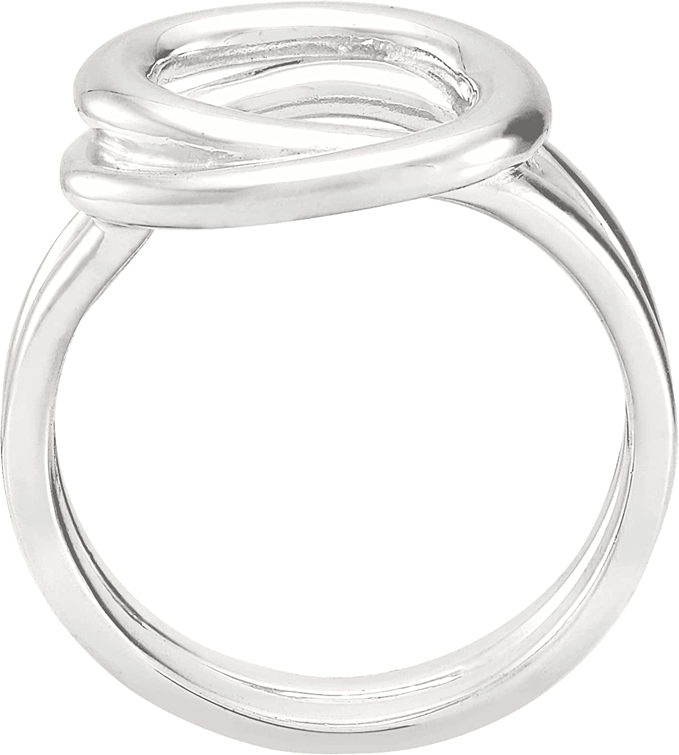 'Karma Swirl' Ring in Sterling Silver