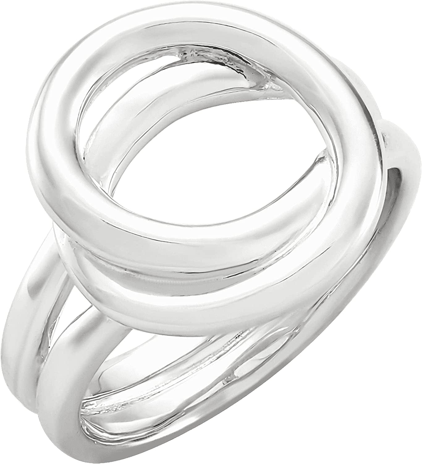 'Karma Swirl' Ring in Sterling Silver