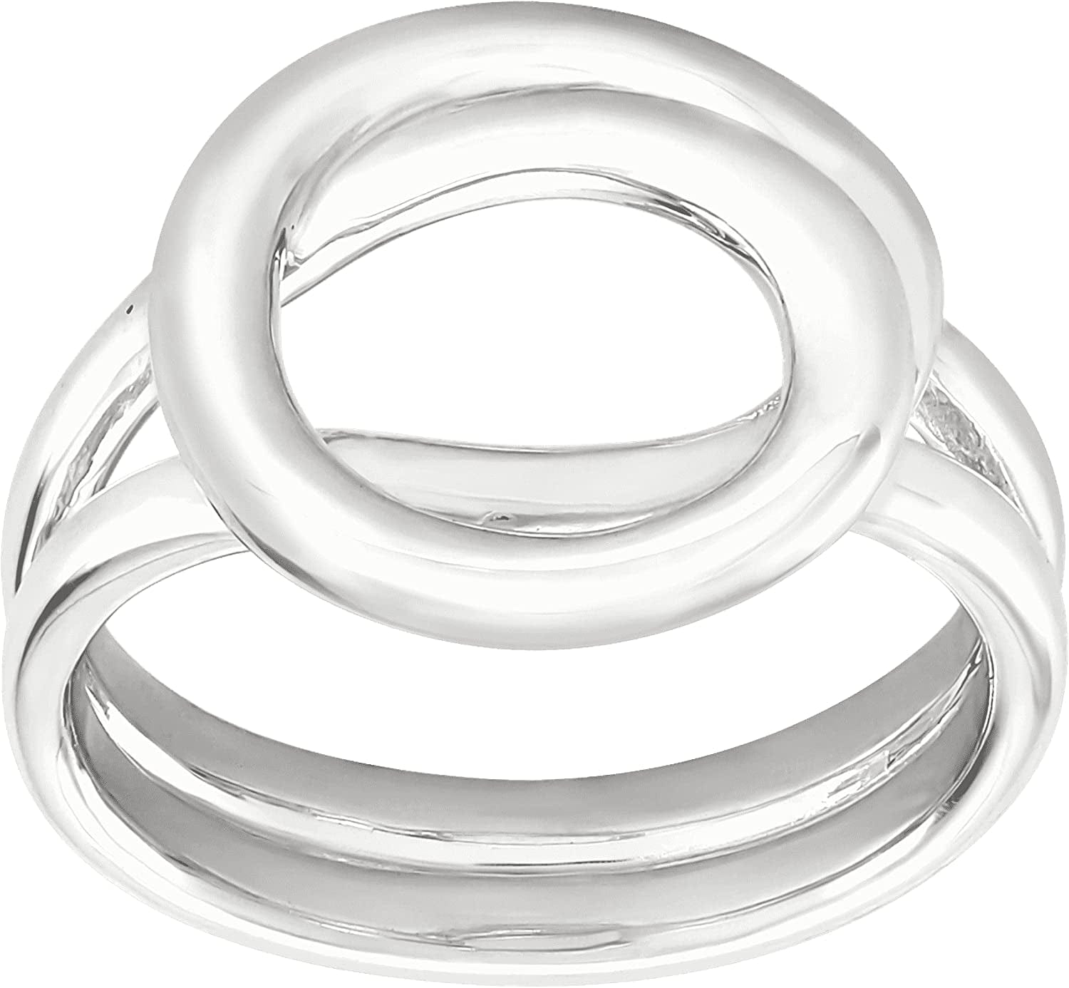'Karma Swirl' Ring in Sterling Silver 10