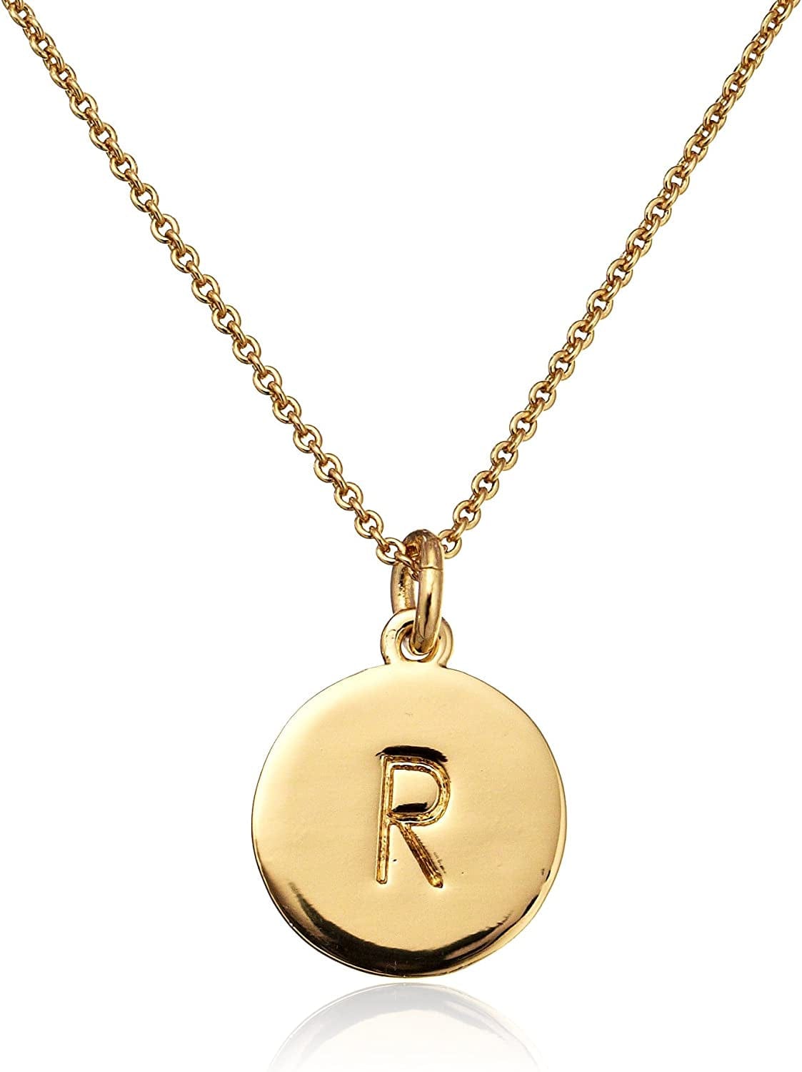 Kate Spade New York Gold-Tone Alphabet Pendant Necklace, 18" R