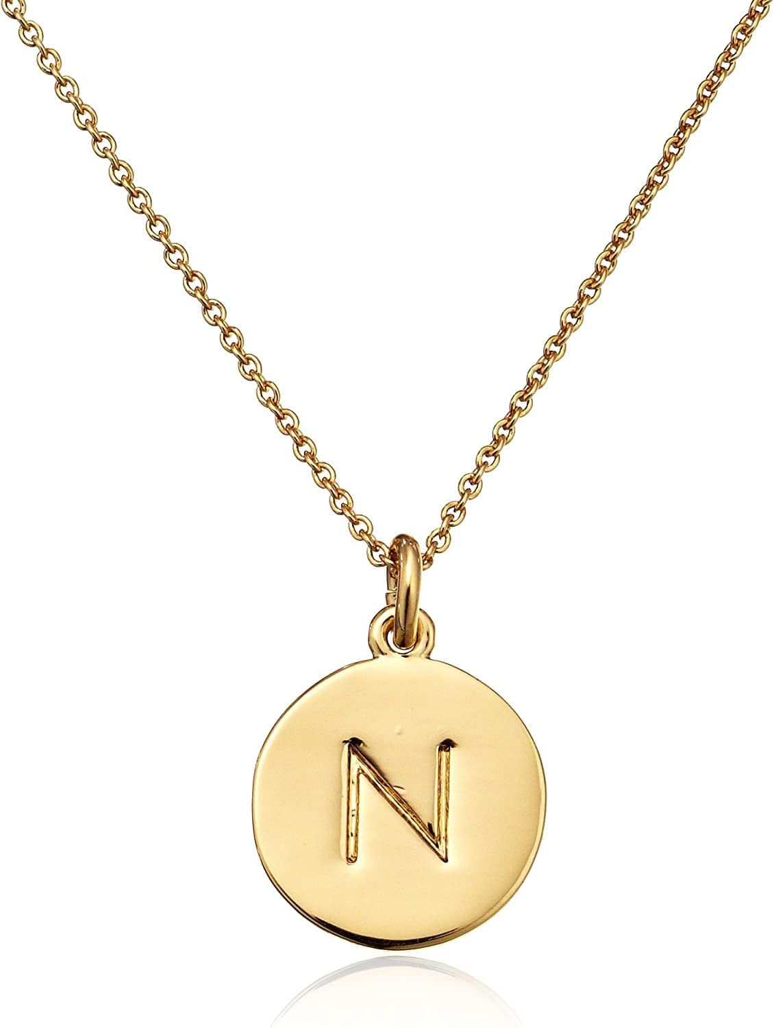 Kate Spade New York Gold-Tone Alphabet Pendant Necklace, 18" N