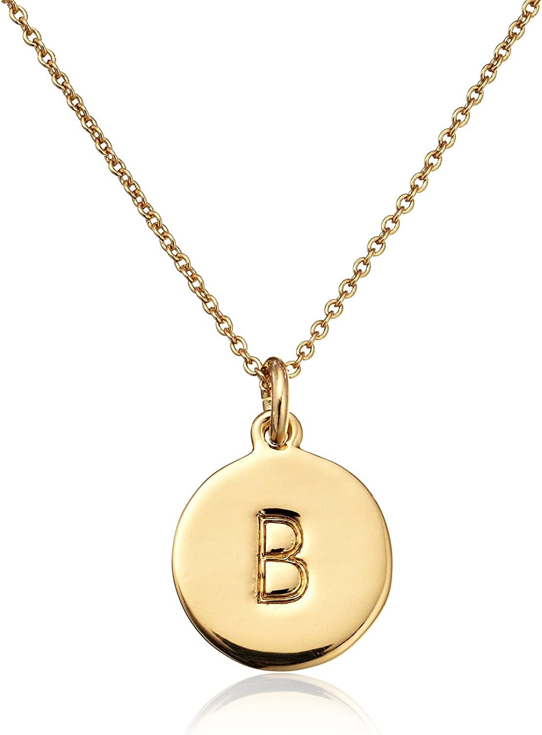 Kate Spade New York Gold-Tone Alphabet Pendant Necklace, 18" B