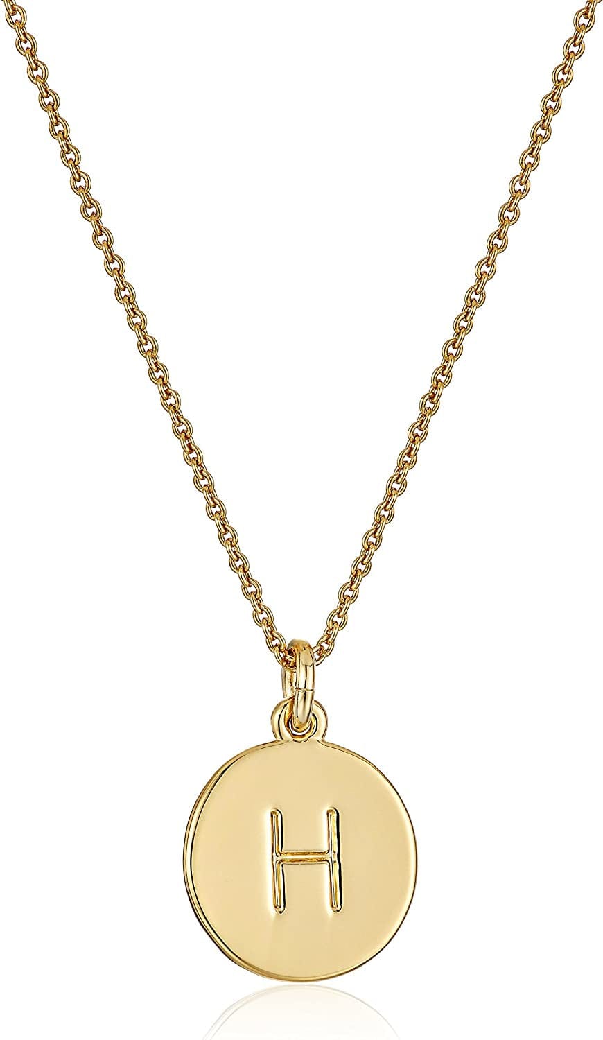 Kate Spade New York Gold-Tone Alphabet Pendant Necklace, 18" H