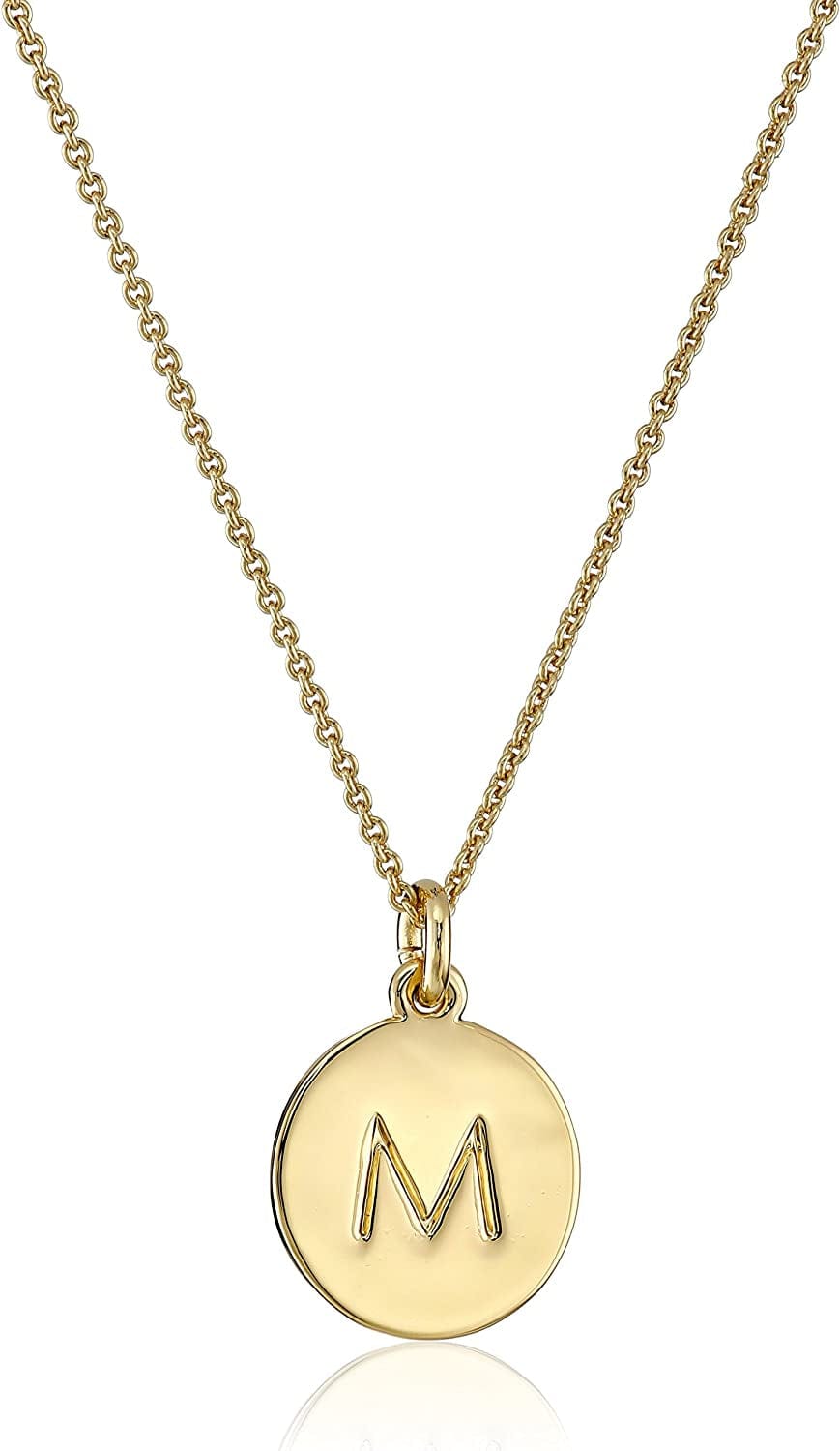 Kate Spade New York Gold-Tone Alphabet Pendant Necklace, 18" M