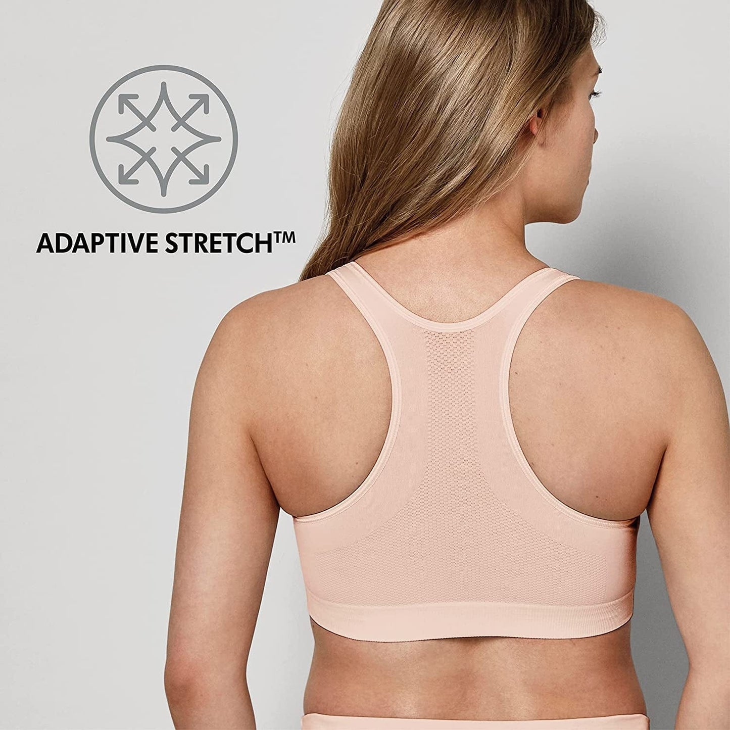 Keep Cool Sleep Bra | Seamless Maternity & Nursing Sleep Bra with Full Back Breathing Zone and Soft Touch Fabric