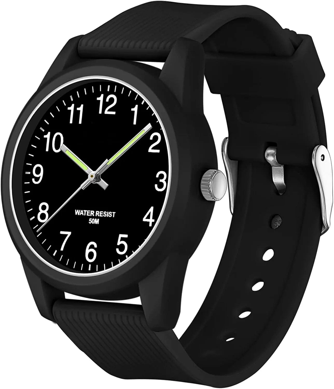 Kids Analog Watches for Boys Girls 50M Waterproof Kids Watches Learning Time Easy to Read Great Christmas Birthday Gifts for Ages 4-12 Kids Black