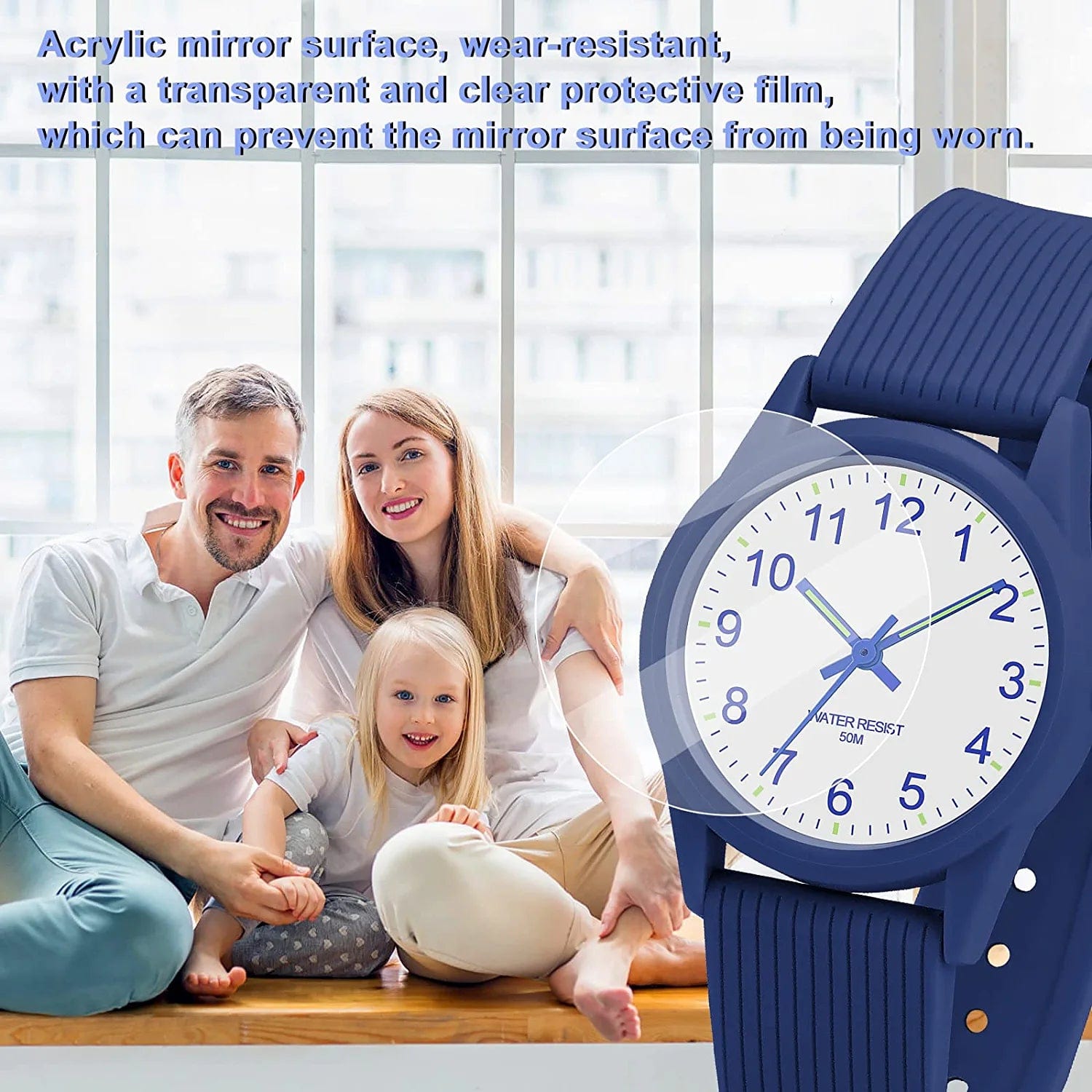 Kids Analog Watches for Boys Girls 50M Waterproof Kids Watches Learning Time Easy to Read Great Christmas Birthday Gifts for Ages 4-12 Kids