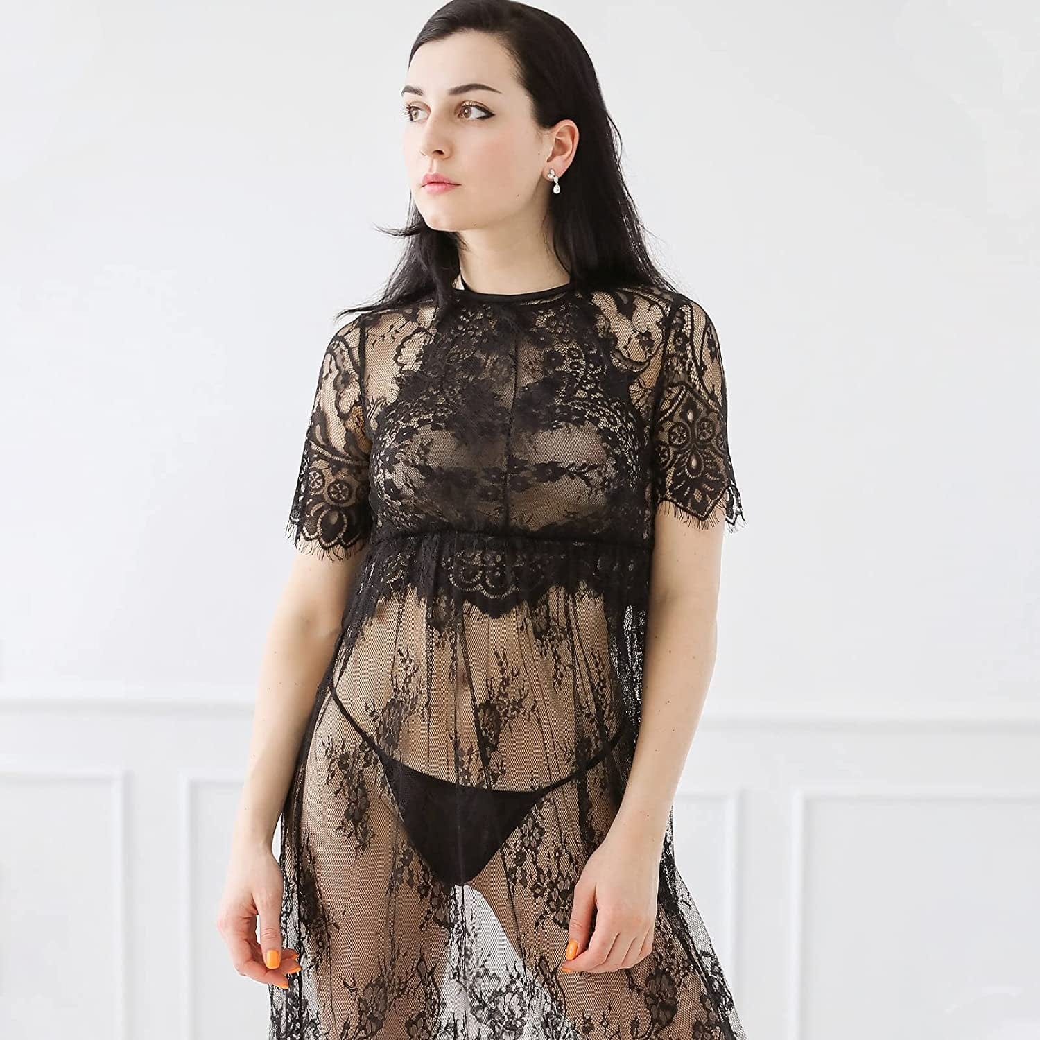 KUKU PANDA Sexy G String Thongs for Women Stretchy Cotton Panties Ladies No Show Underwear 6 Pack Set