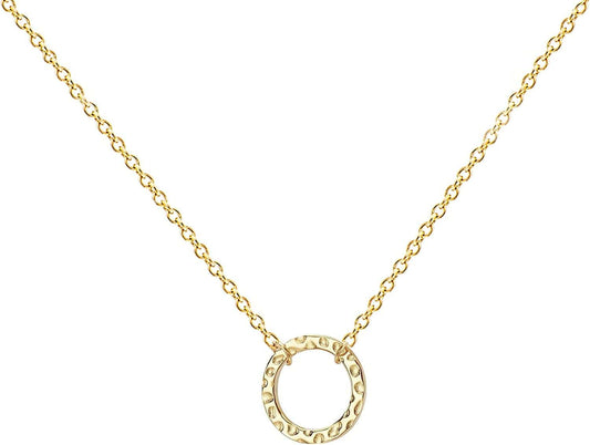 Layered Necklaces for Women - 14K Dainty Gold Plated Layering Chokers Necklaces Set Multilayer Delicate Necklace Trendy Adjustable Long Layered Necklaces for Women N Karma Necklace / Gold Plated