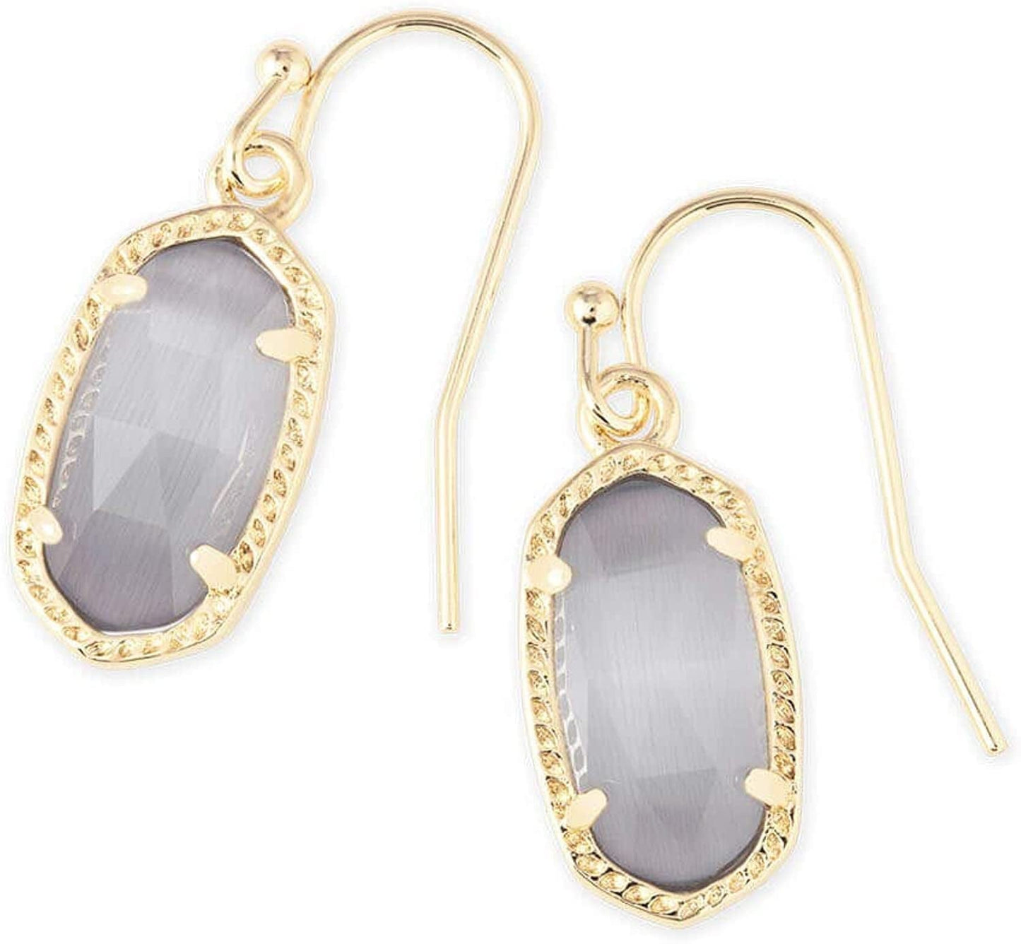 Lee Drop Earrings for Women GOLD - SLATE CATS EYE