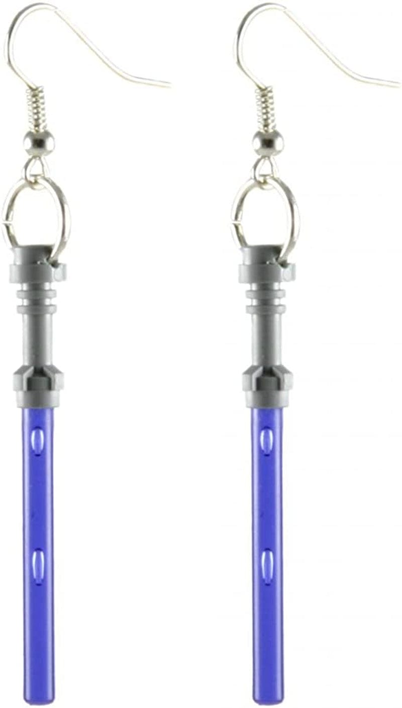 LEGO Lightsaber Earrings Star Wars Fun Jewelry Purple