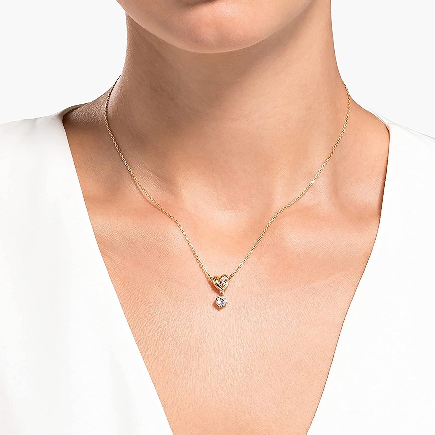 Lifelong Heart Crystal Jewelry Collection, Rose Gold & Rhodium Tone Finish
