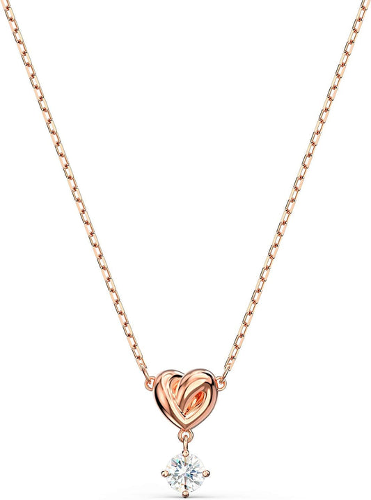 Lifelong Heart Crystal Jewelry Collection, Rose Gold & Rhodium Tone Finish Gold
