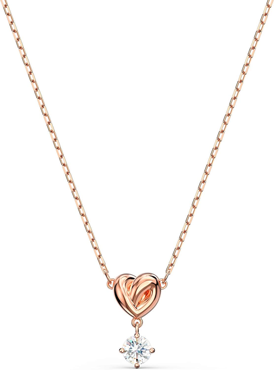 Lifelong Heart Crystal Jewelry Collection, Rose Gold & Rhodium Tone Finish Gold