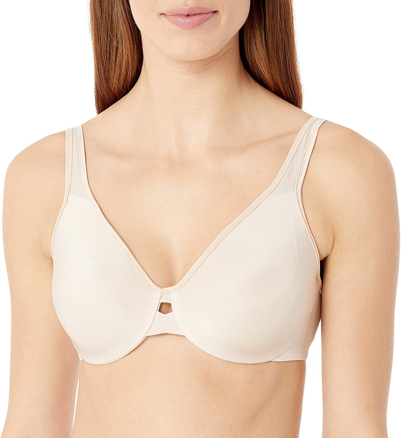 Lilyette by Bali Women'S Plunge into Comfort Keyhole Minimizer Champagne / 34D