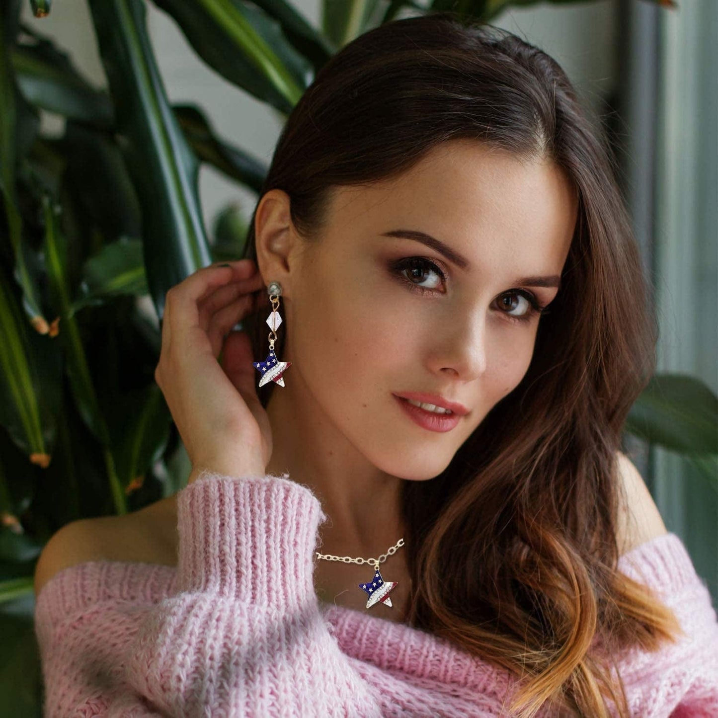 Llxieym 12 Pieces American Flag Charms Pendant Patriotic Enamel Charms Ornament Independence Day Pendant for 4Th of July Decoration and DIY Jewelry Making (Style 1 and 2)