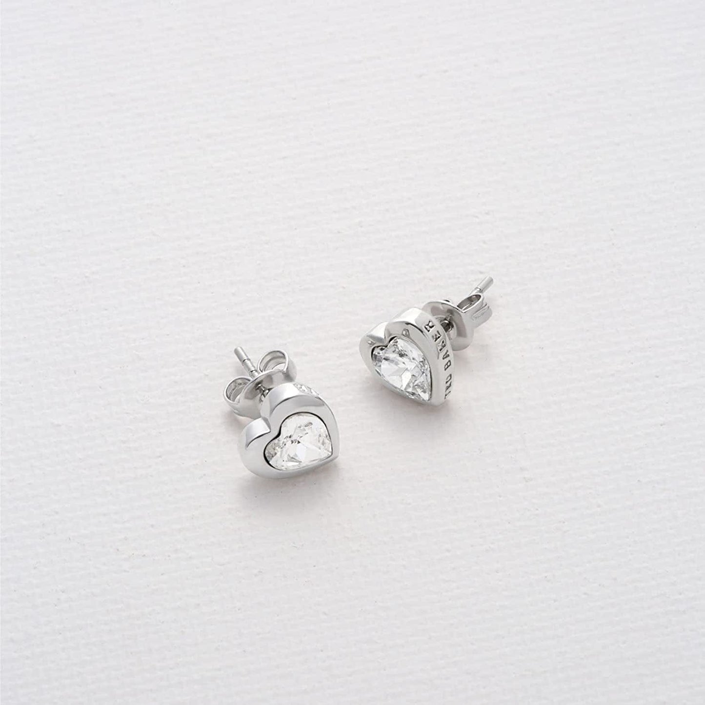 London Han Crystal Heart Stud Earrings for Women