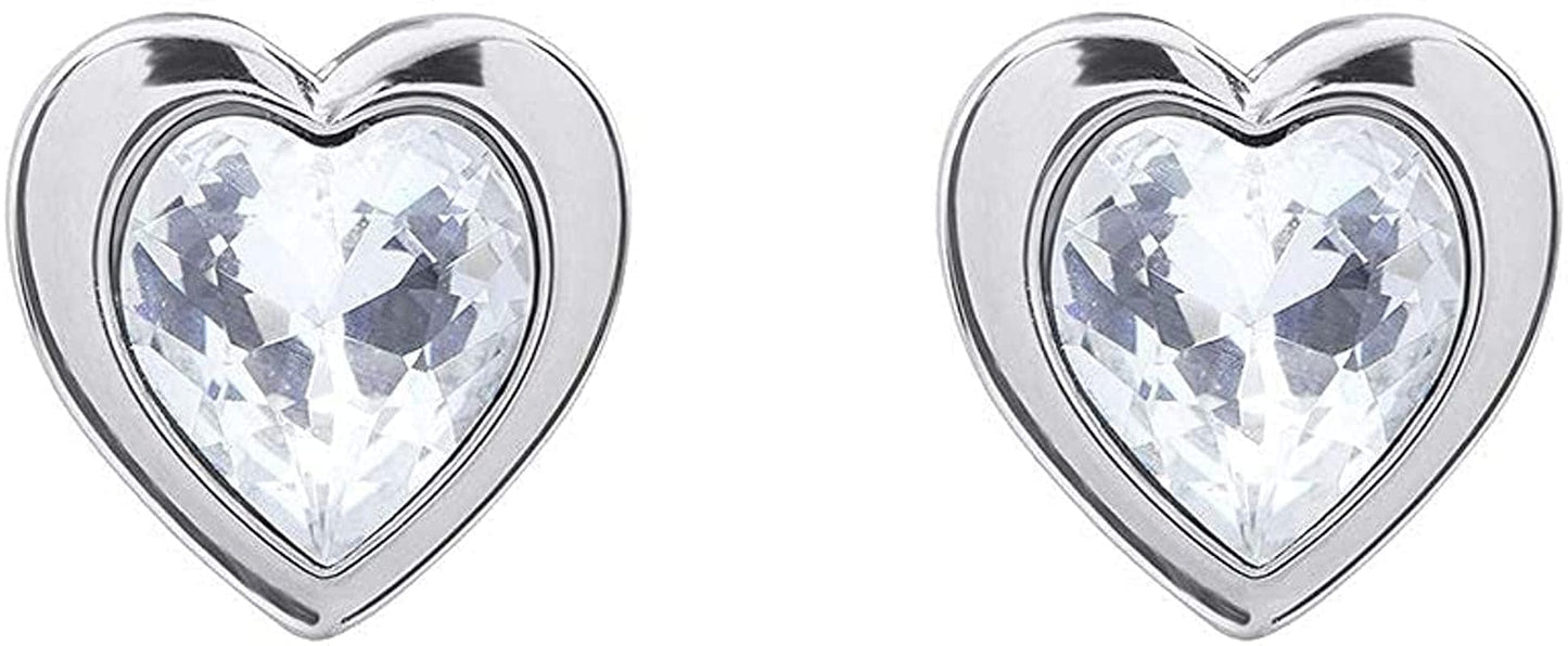 London Han Crystal Heart Stud Earrings for Women