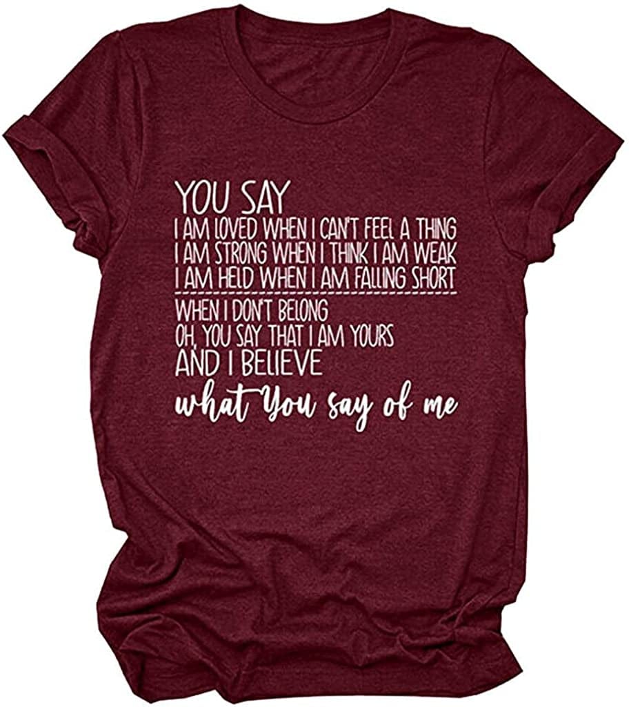 Long Sleeve Casual Shirts for Women Fall Graphic with Saying My Blood Type Is Dr Pepper Casual Crewneck Tshirts Tops Short Sleeve -Wine / X-Large