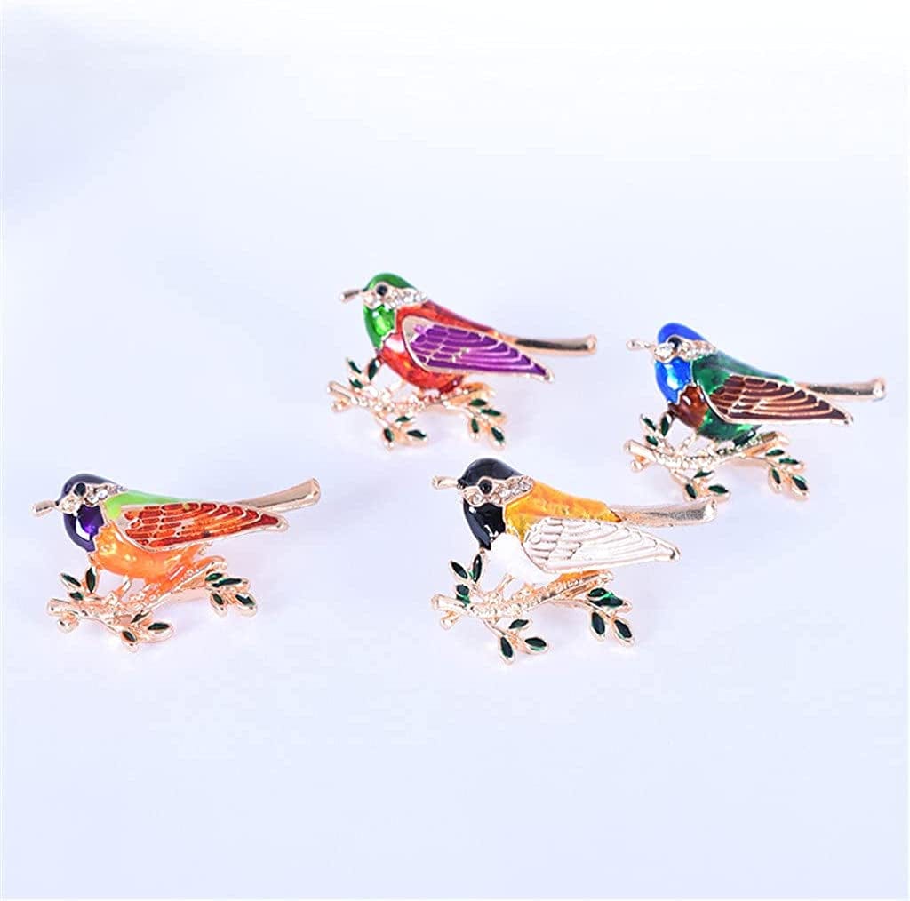 Lovely Crystal Swallow Animal Brooch Bird Lapel Pin Women Jewelry Excellent Assorted Color 4.5X2.5Cm