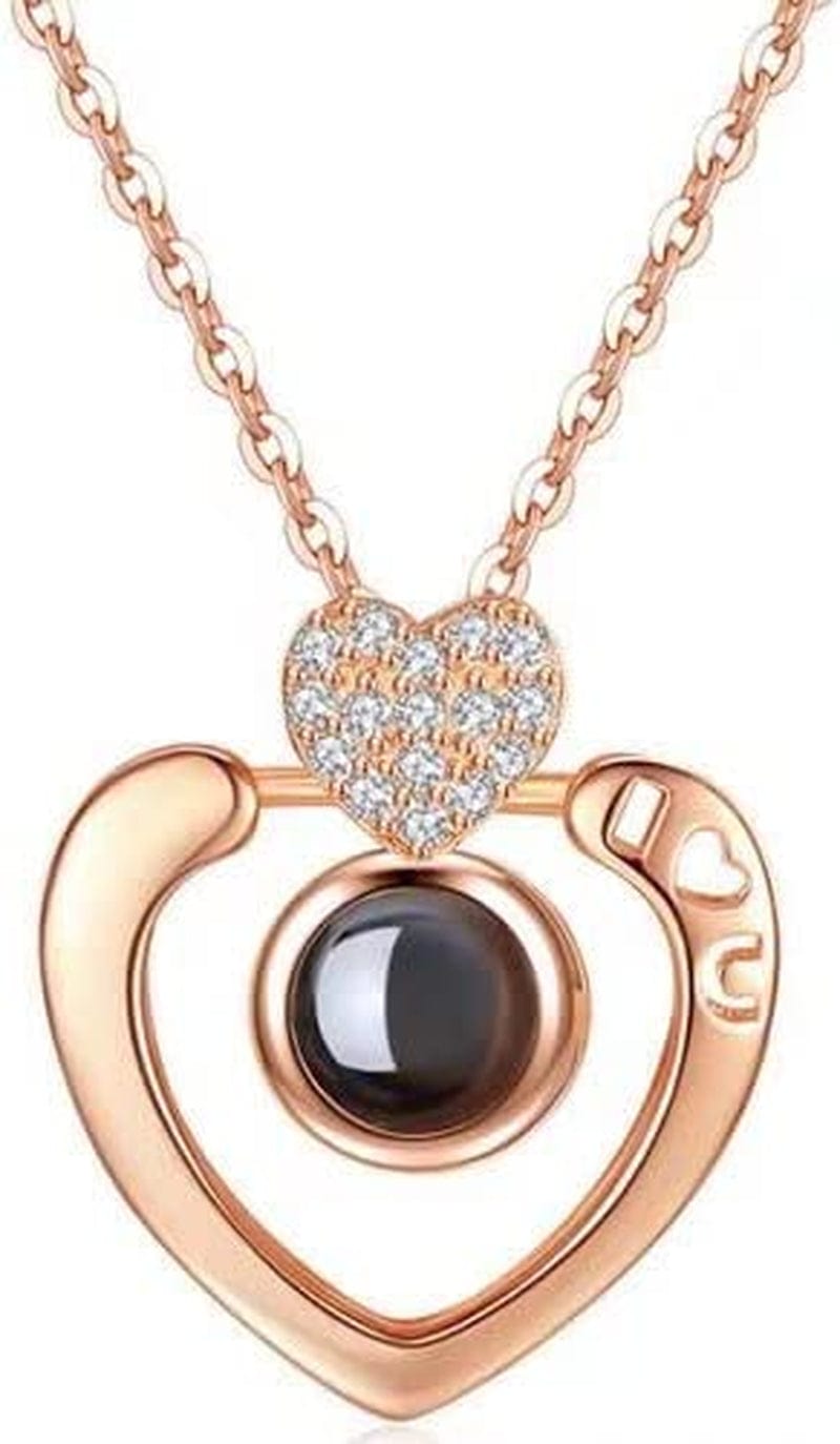 Luxurious Planet Collarbone Necklace Ladies Personalized Diamond Dark Moon Pendants Necklace Sparkly Pendant Jewelry, Silver dd3 / one.