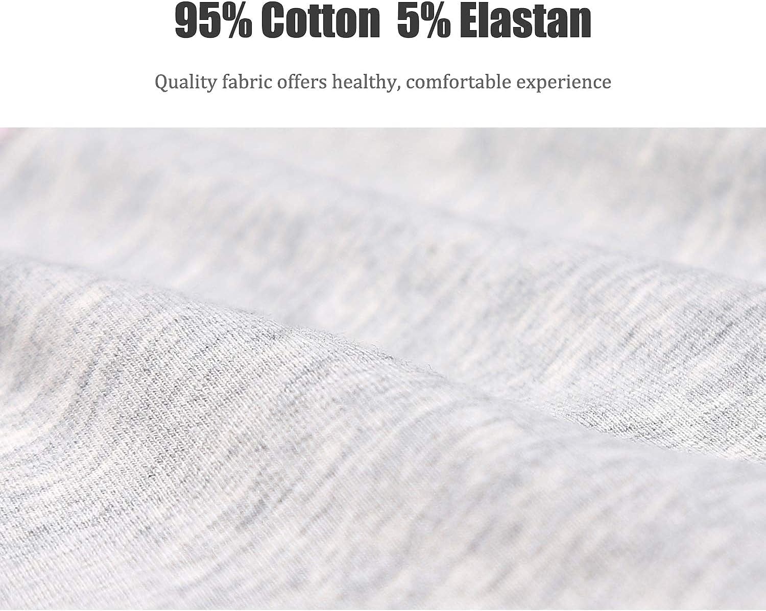 LYYTHAVON 5 Pack Cotton Thongs for Women, T-Back Thongs G-String Panties